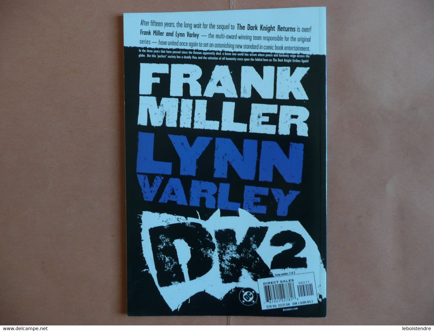 DK2 DARK NIGHT STRIKES AGAIN #2 FRANK MILLER LYNN VARLEY DC COMICS 2002 VO - DC