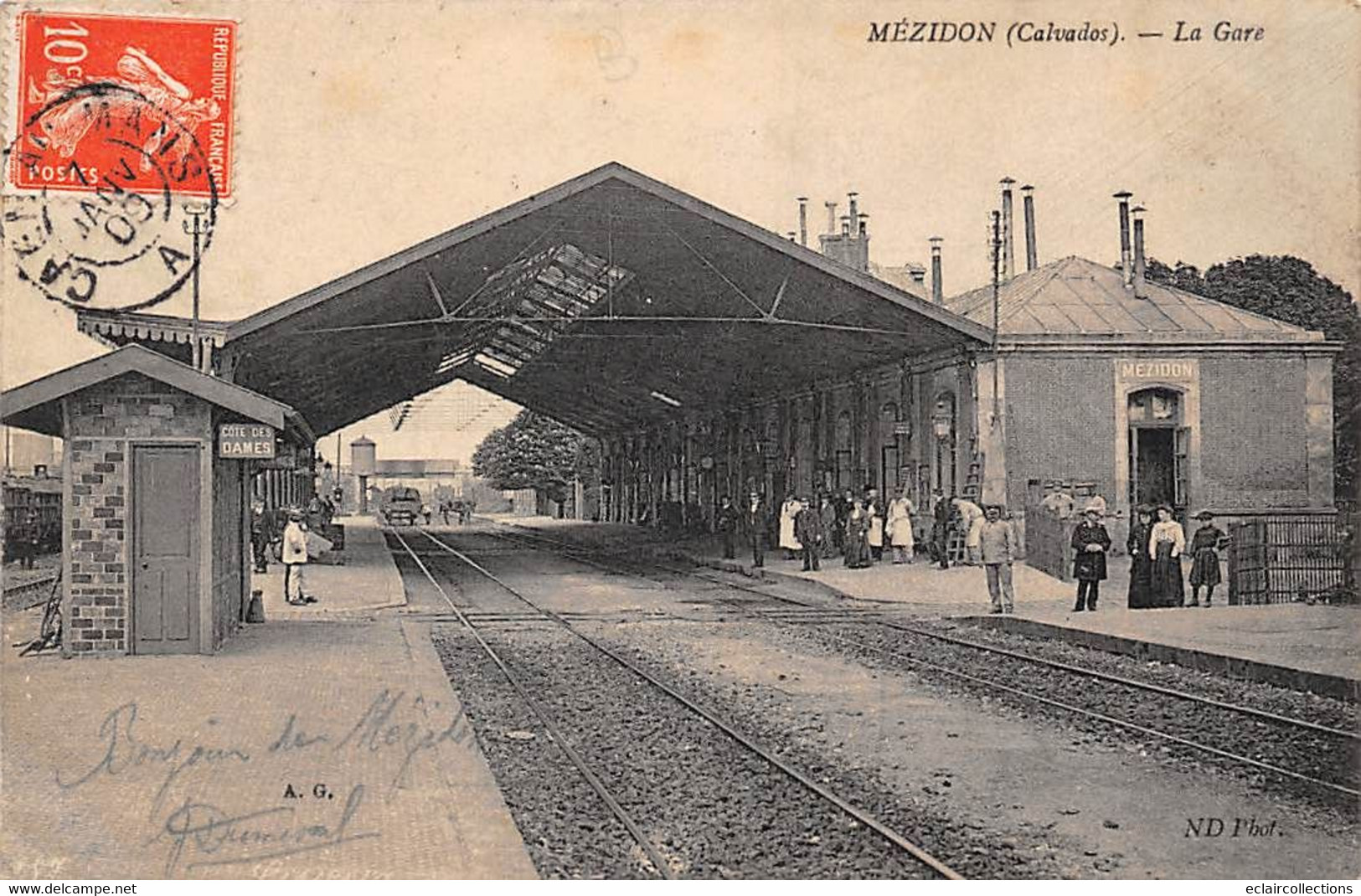 Mézidon          14           Intérieur De La Gare  - 2 -        (voir Scan) - Otros & Sin Clasificación