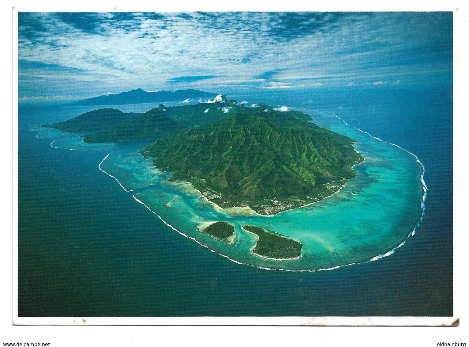 2181h: AK ..in The Horizon The Island Of Tahiti.., Gelaufen 1989 Nach Österreich - Polynésie Française