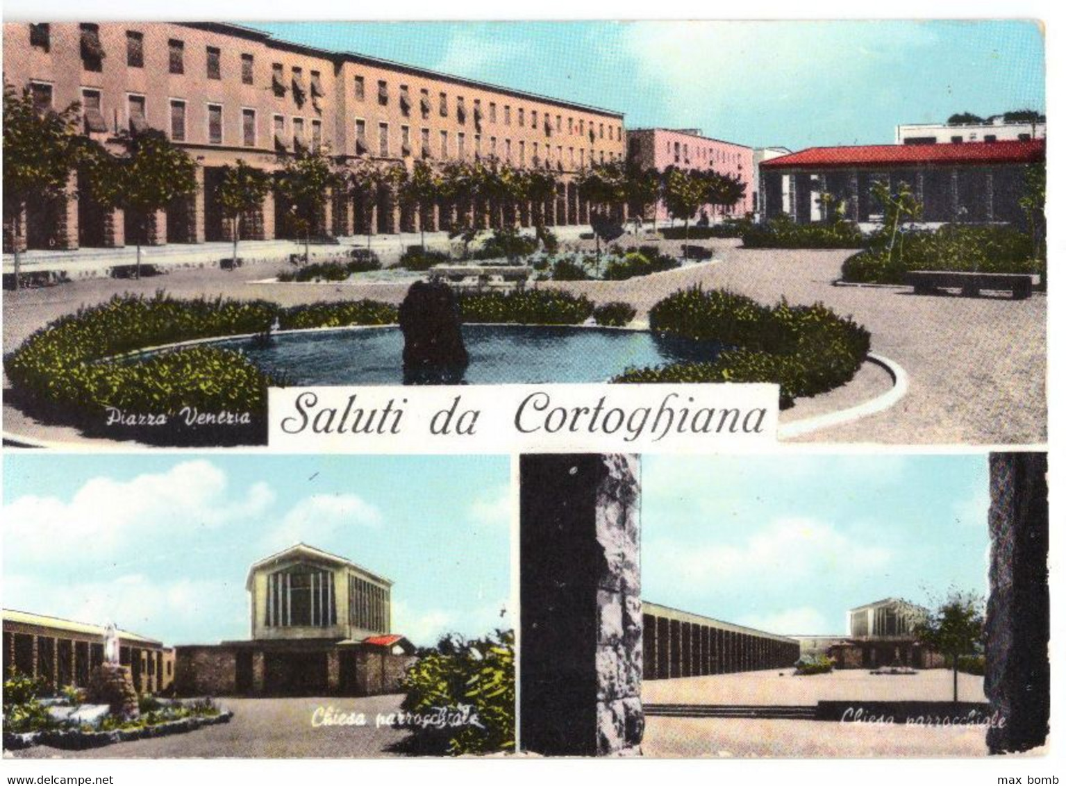 19.... CORTOGHIANA  CARBONIA   SALUTI DA    CAGLIARI - Carbonia