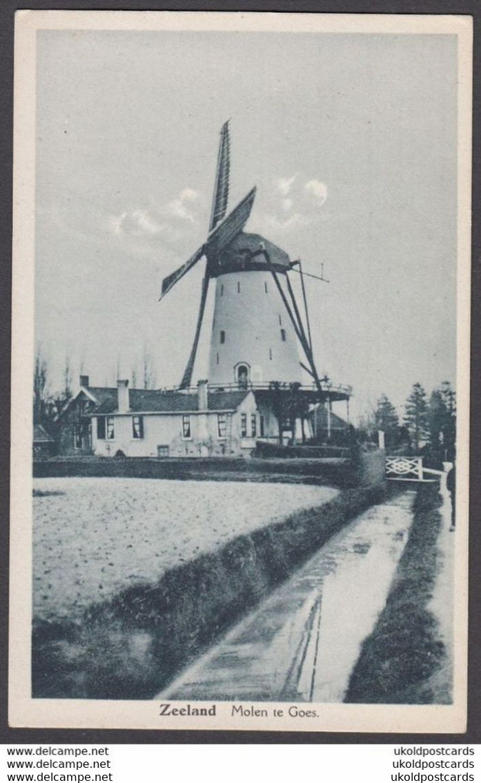 CPA -  Pays Bas, Molen Te GOES, Zeeland, Moulin / Windmill - Goes