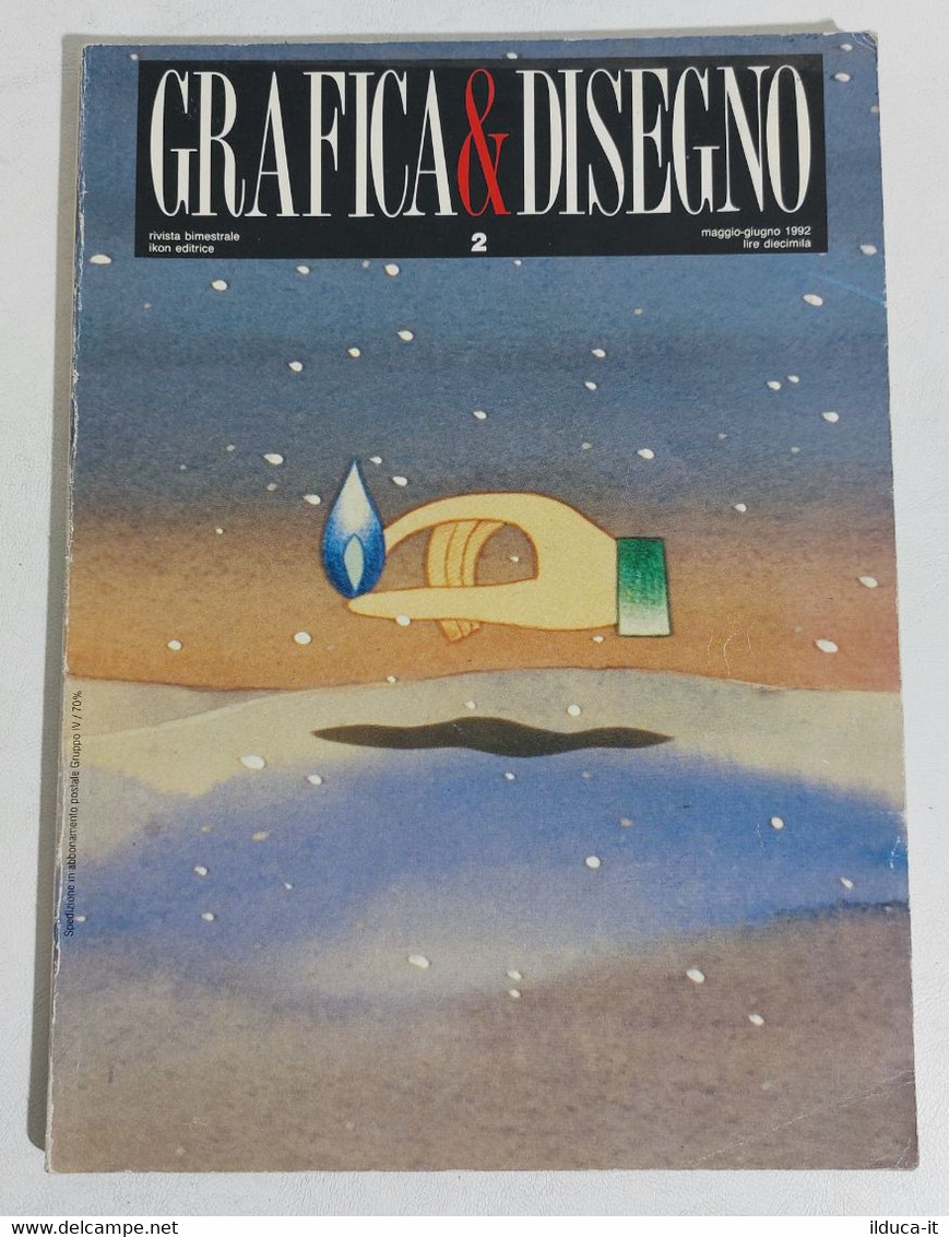 I107375 Rivista 1992 - GRAFICA & DISEGNO N. 2 - Metano / Buitoni - Arte, Diseño Y Decoración