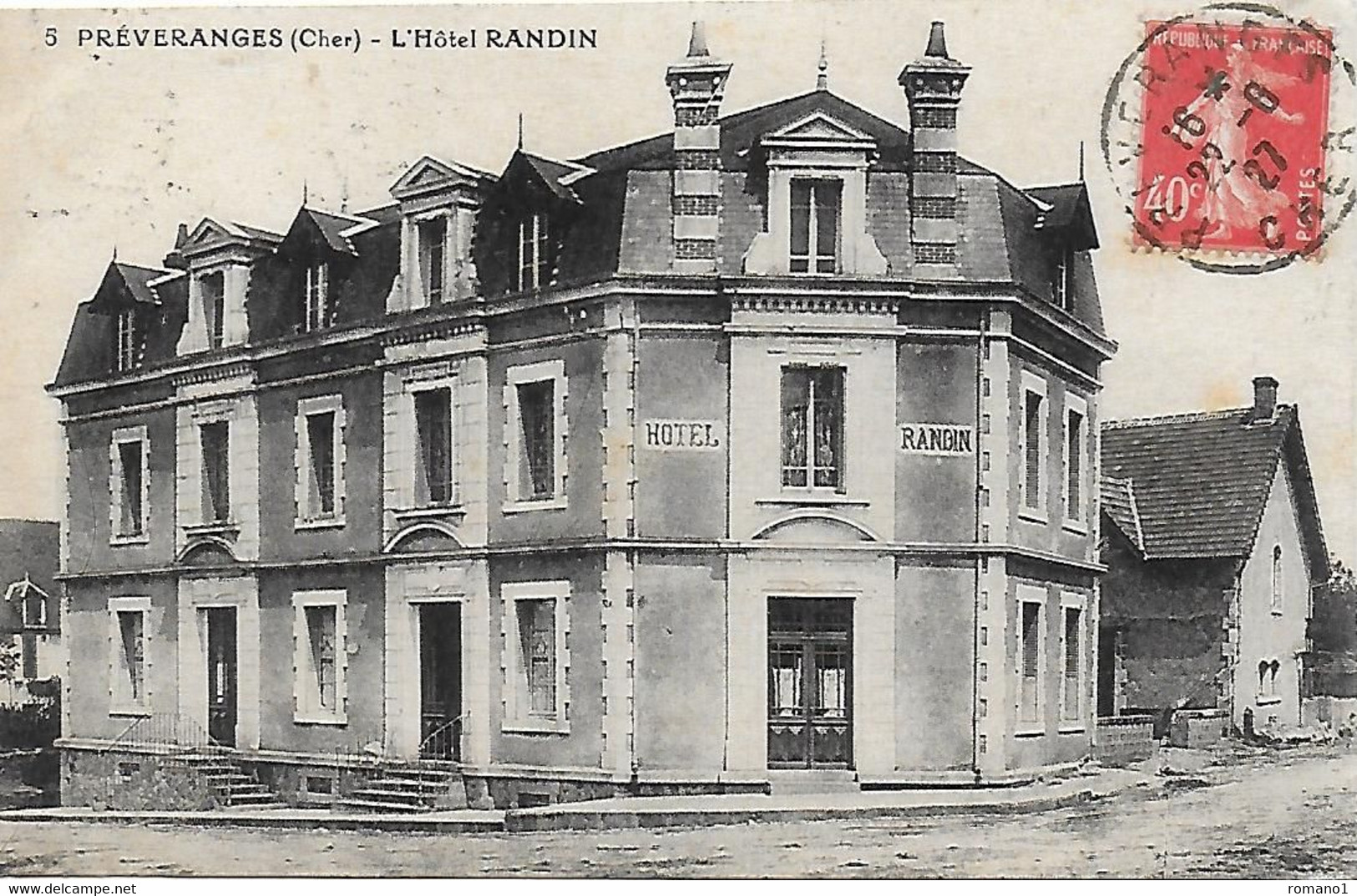 18)    PREVERANGES  -  L' Hôtel RANDIN - Préveranges