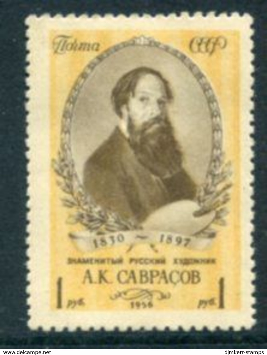 SOVIET UNION 1956 Alexei Savrasov MNH / **  Michel 1839 - Unused Stamps