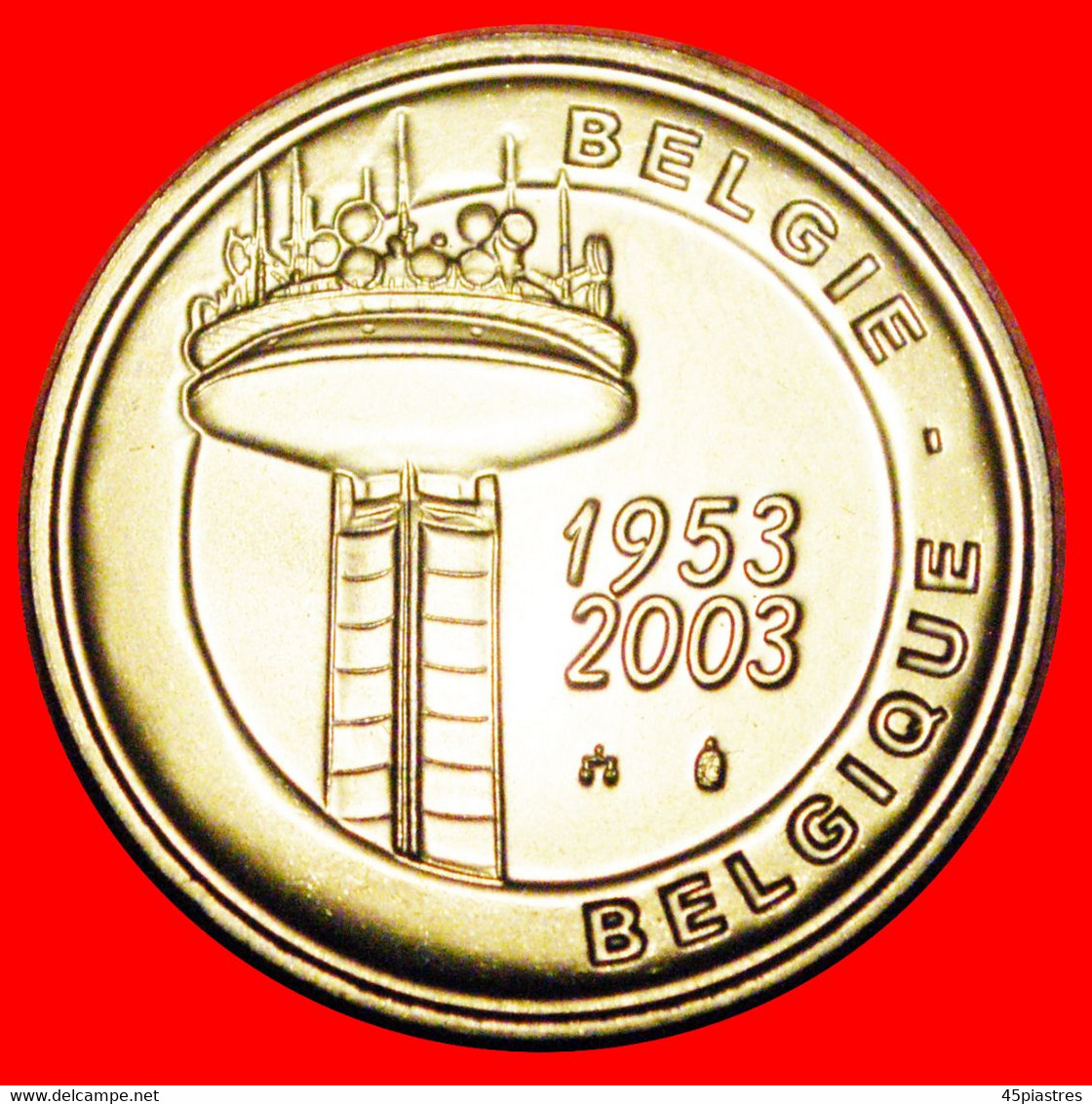 * TELEVISION 1953: BELGIUM ★ MEDAL MINT YEAR SET 2003! BU MINT LUSTRE!★LOW START ★ NO RESERVE! - Notgeld