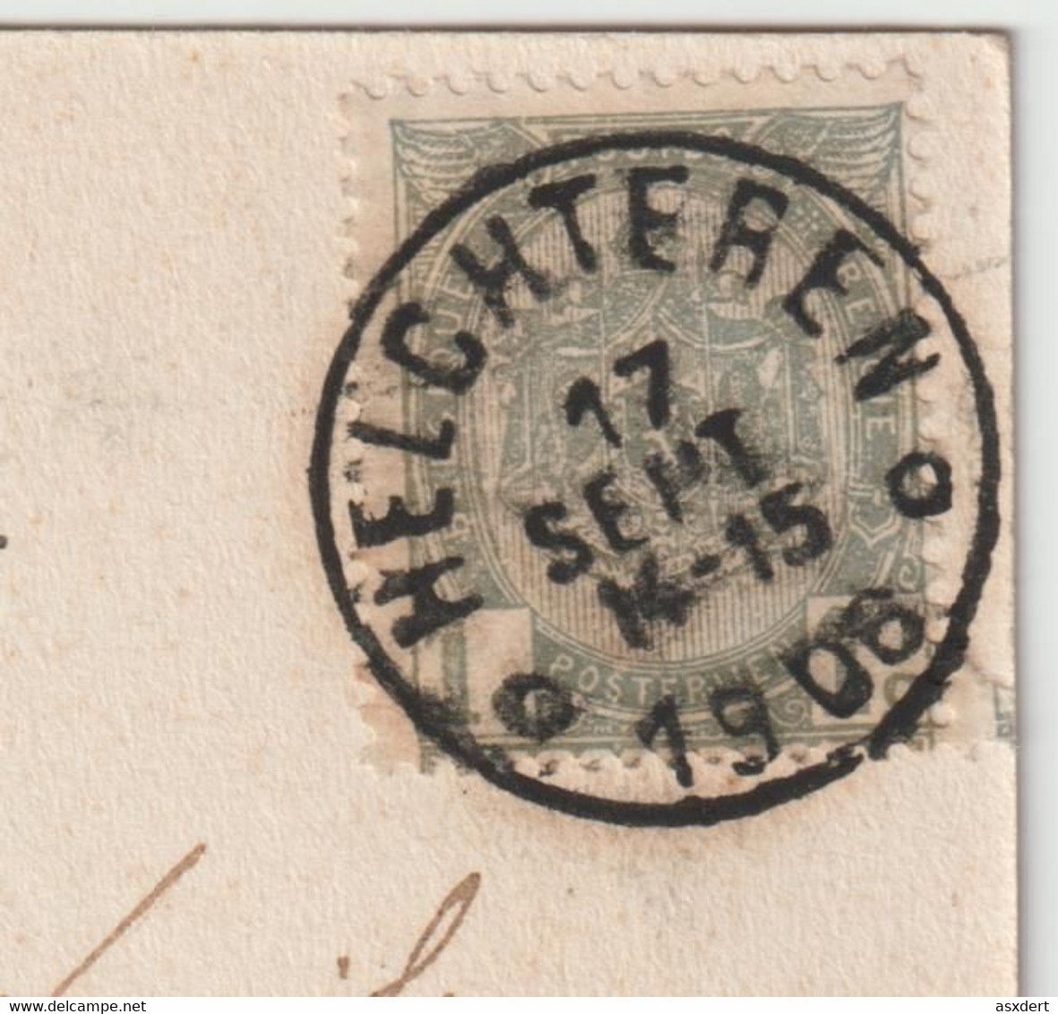 ZK. Sterstempel 1906 *Helchteren*  - Château  - Kasteel Den Dool - Houthalen-Helchteren