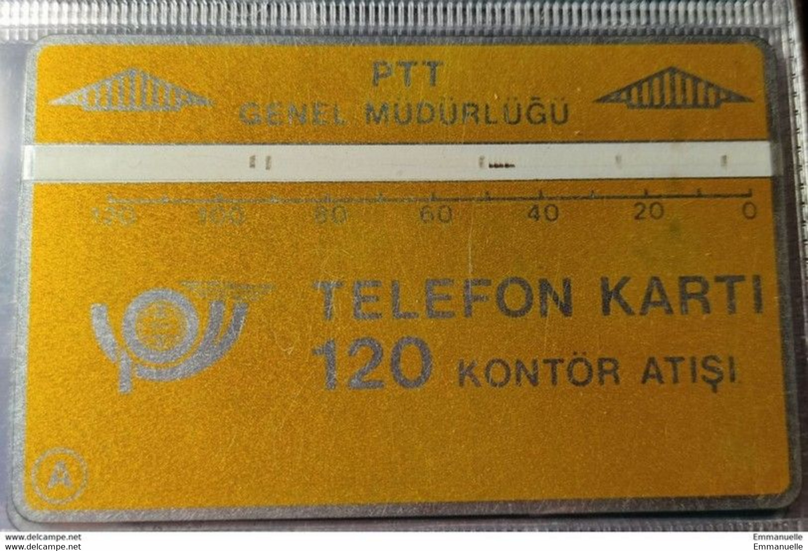 TURKEY - 705L - L&G - PTT - 120 Units - Yellow - 1987 - Türkei