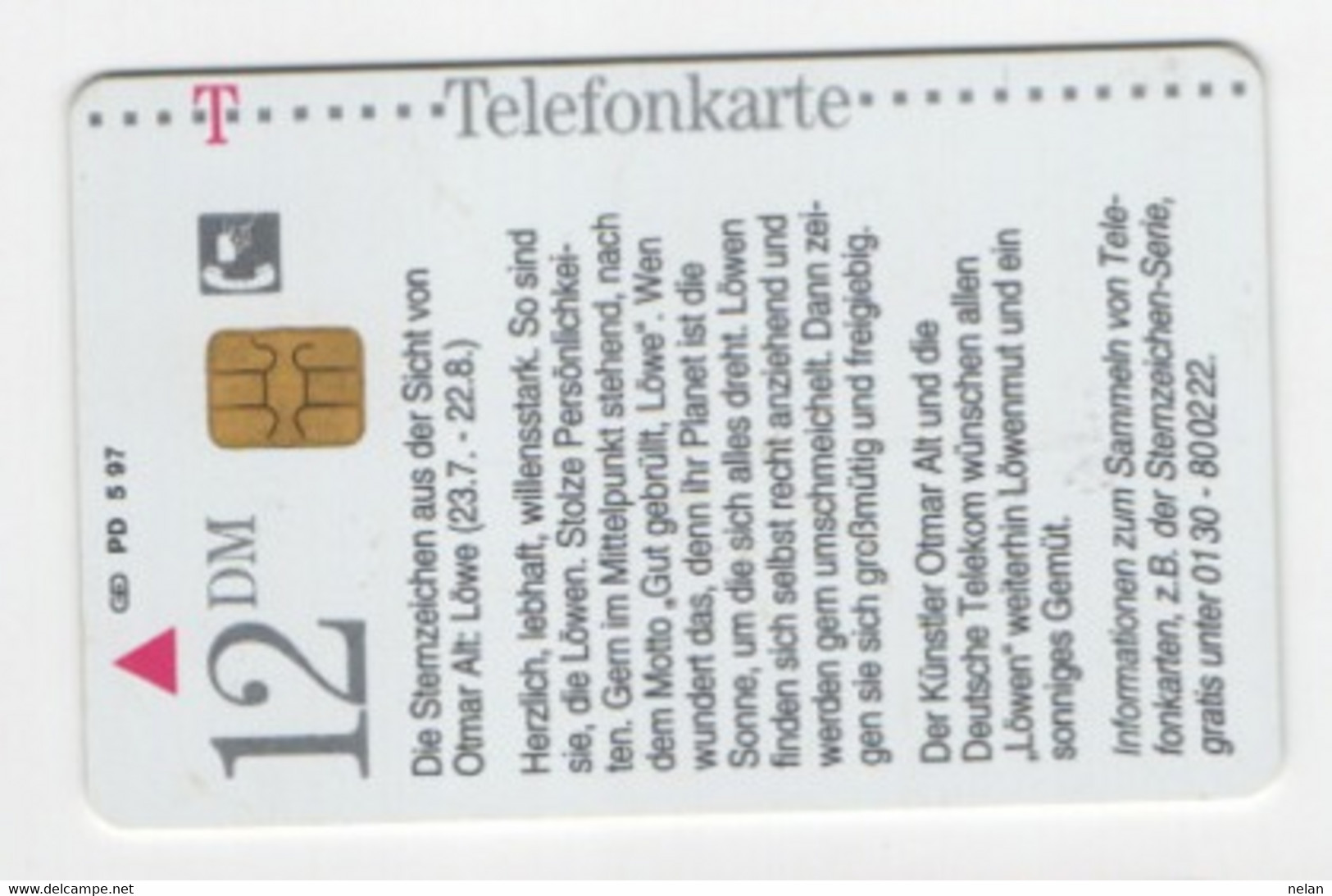 PHONE CARD - GERMANIA -TELEFONKARTE - ZODIACO - Zodiaco