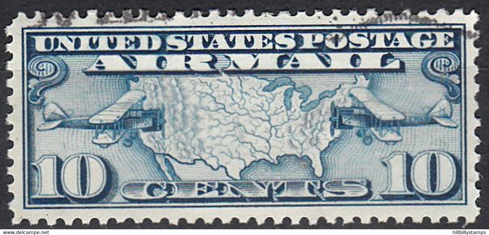 UNITED STATES  SCOTT NO.C7  USED  YEAR 1926 - 1a. 1918-1940 Used