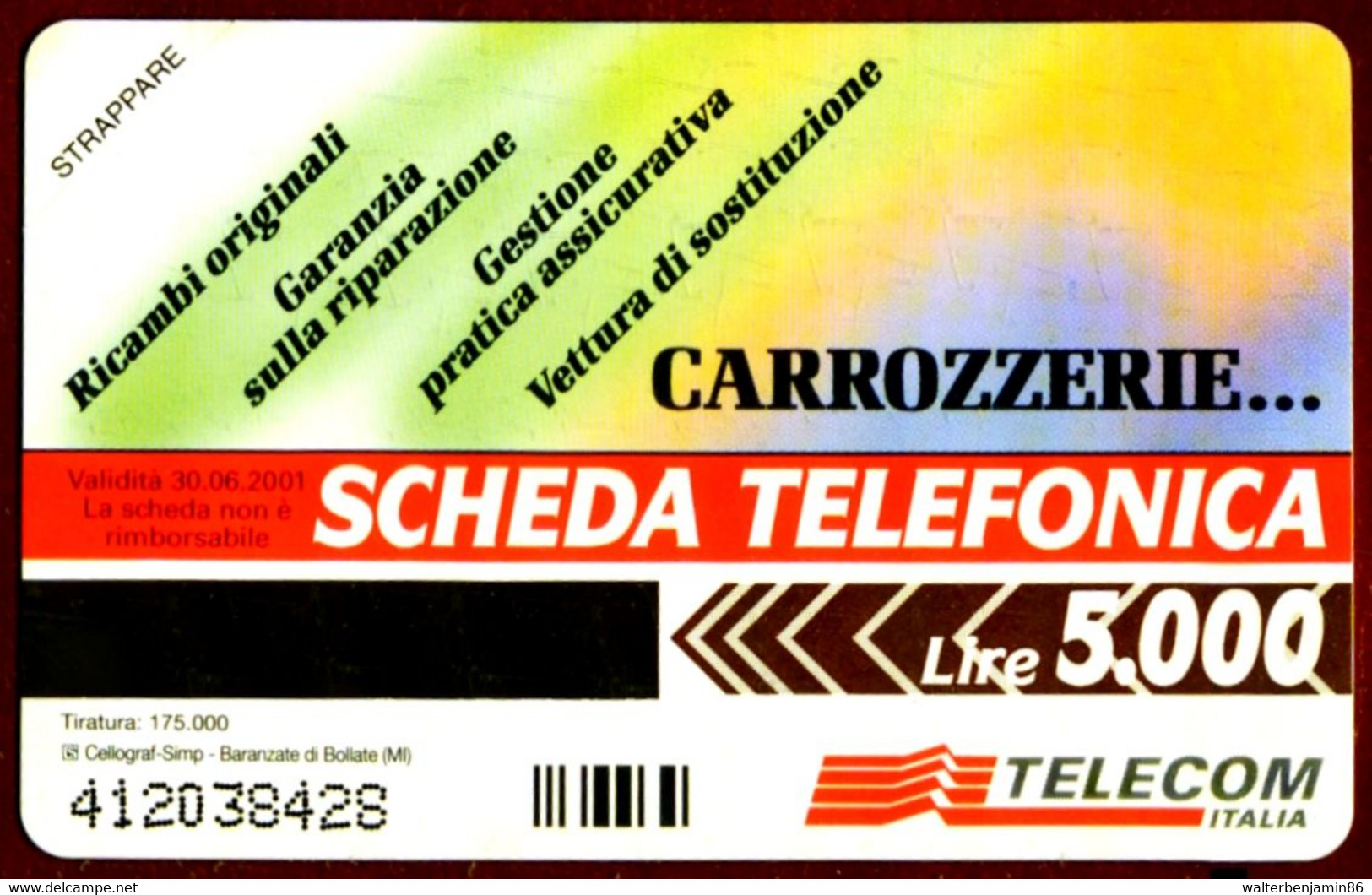 G 964 C&C 3056 SCHEDA TELEFONICA NUOVA MAGNETIZZATA CARROZZERIE RENAULT - Errori & Varietà