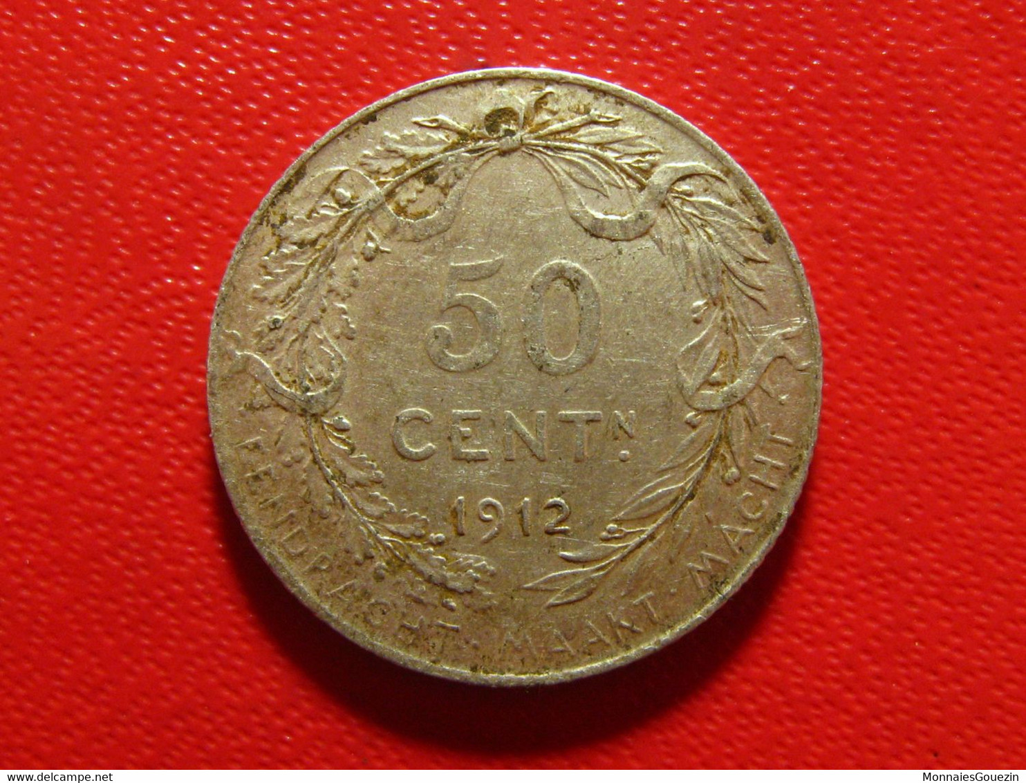 Belgique - 50 Centimes 1912 Albert 6104 - 50 Cent