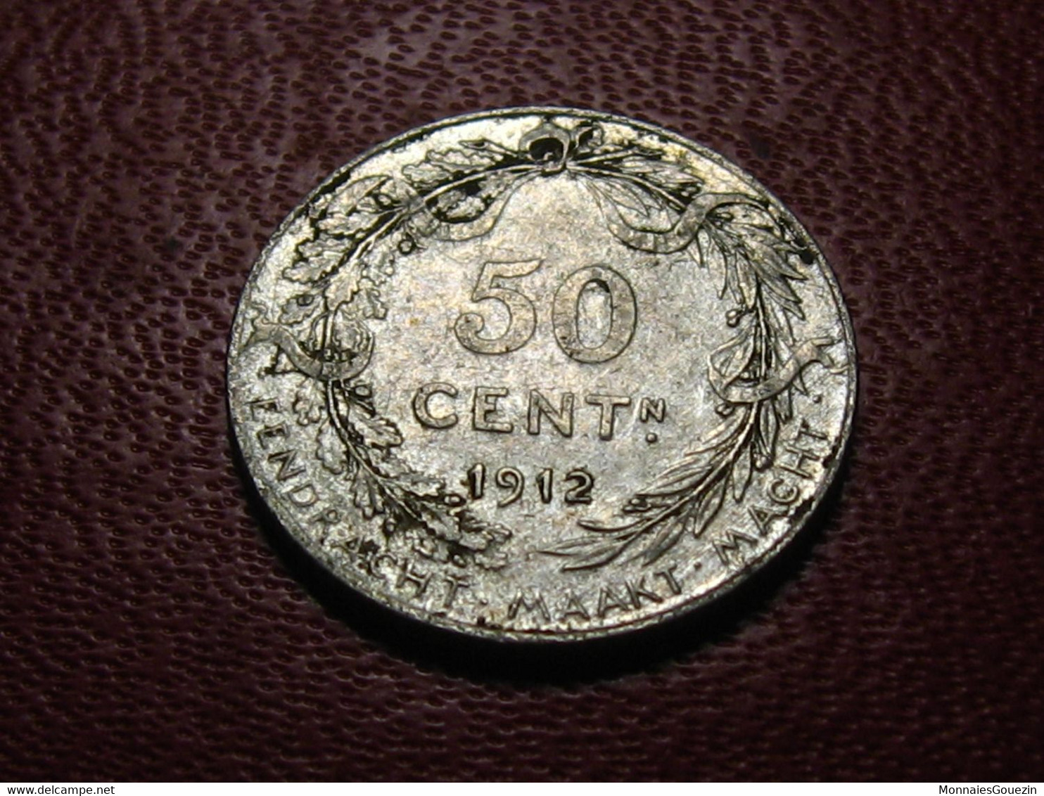 Belgique - 50 Centimes 1912 Albert 6104 - 50 Centimes