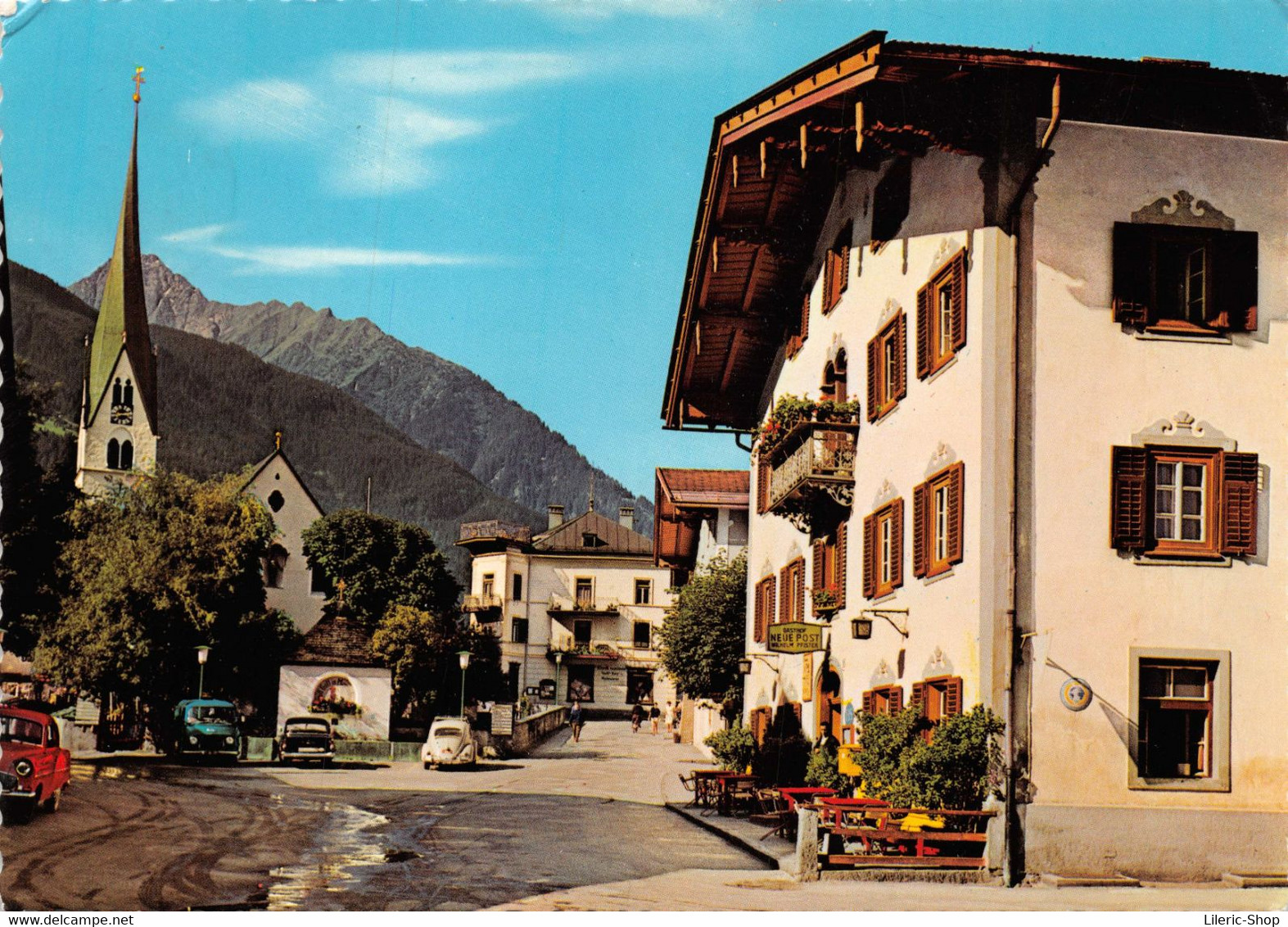 Autriche > Tyrol -  Mayrhofen Im Zillertal - Gasthof  "Neue Post" -  Auto Vw Cox -  Cpsm GF 1966 ♦♦♦ - Zillertal