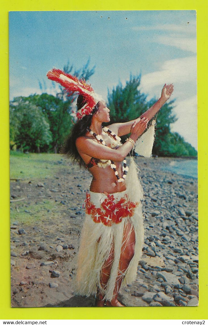 TAHITI Danse Danseuse TARITA Vedette Du Film LA REVOLTE DU BOUNTY VOIR DOS - Polynésie Française