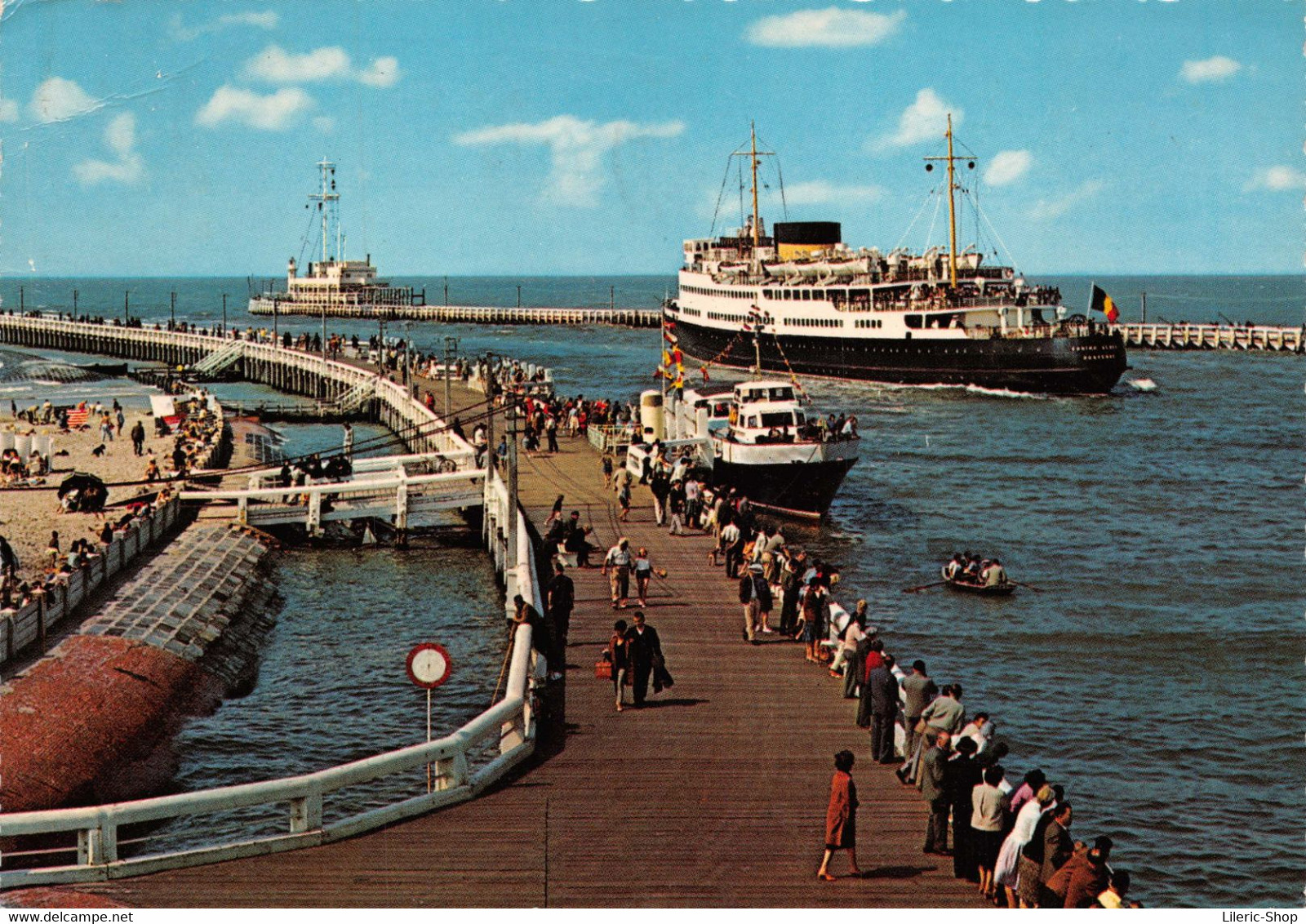 Belgique > Flandre Occidentale - Oostende - Estacade, Malle Et Bateau D'excursion Cpsm GF1962 ♥♥♥ - Oostende