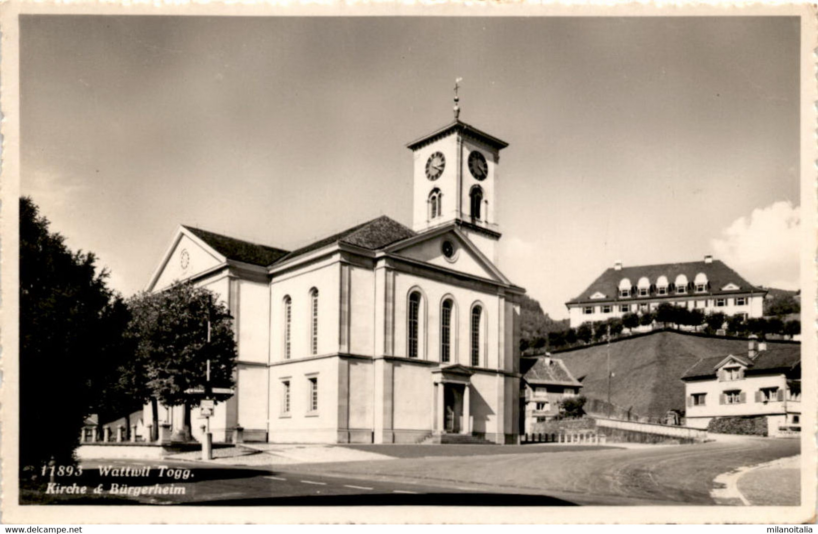 Wattwil Togg. - Kirche & Bürgerheim (11893) * 8. 8. 1953 - Wattwil