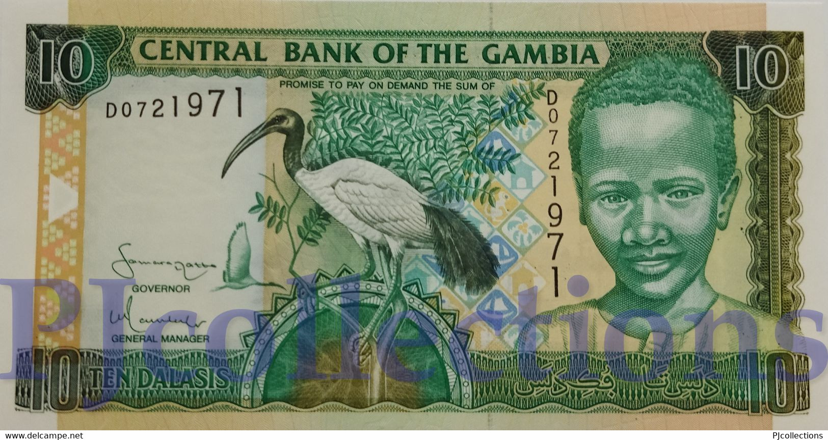 GAMBIA 10 DALASIS 2005 PICK 21c UNC - Gambia