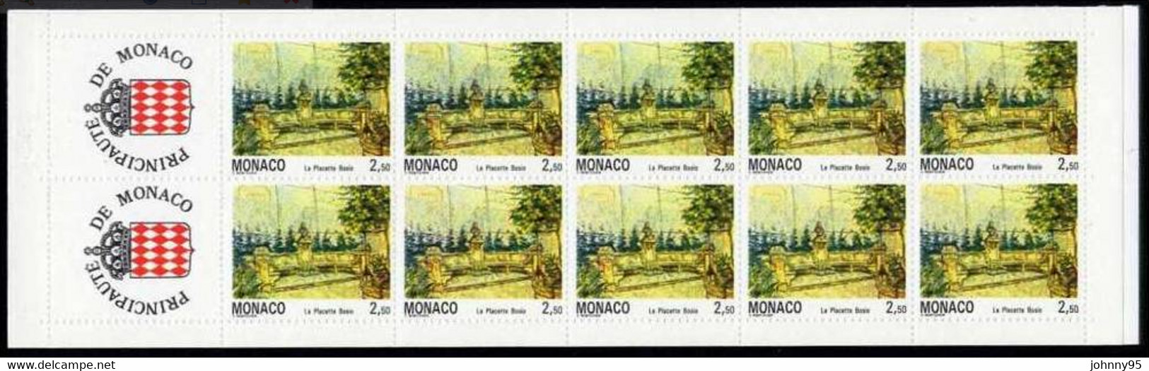 Année 1992 - N° 7 Et 8 - Timbres N° 1832 Et 1833 X 10 - Vues Du Vieux Monaco - Carnets