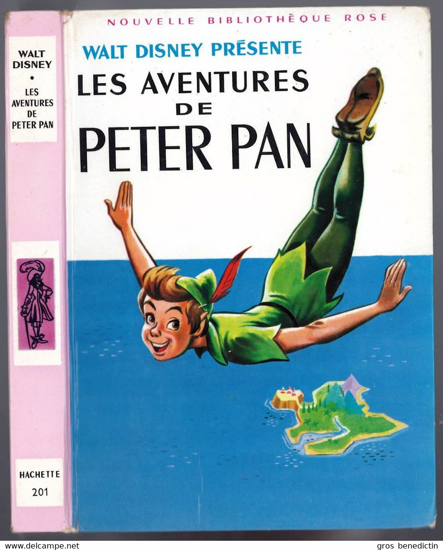 Hachette - Nouvelle Bibliothèque Rose - Walt Disney - "Les Aventures De Peter Pan" - 1968 - #Ben&Brose&Disney - Bibliotheque Rose