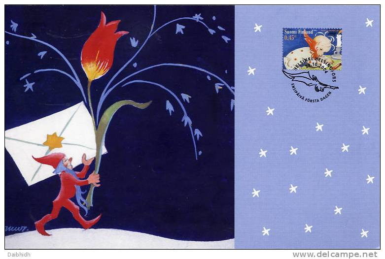 FINLAND 2004 Christmas On FD Card.  Michel 1725-26 - FDC