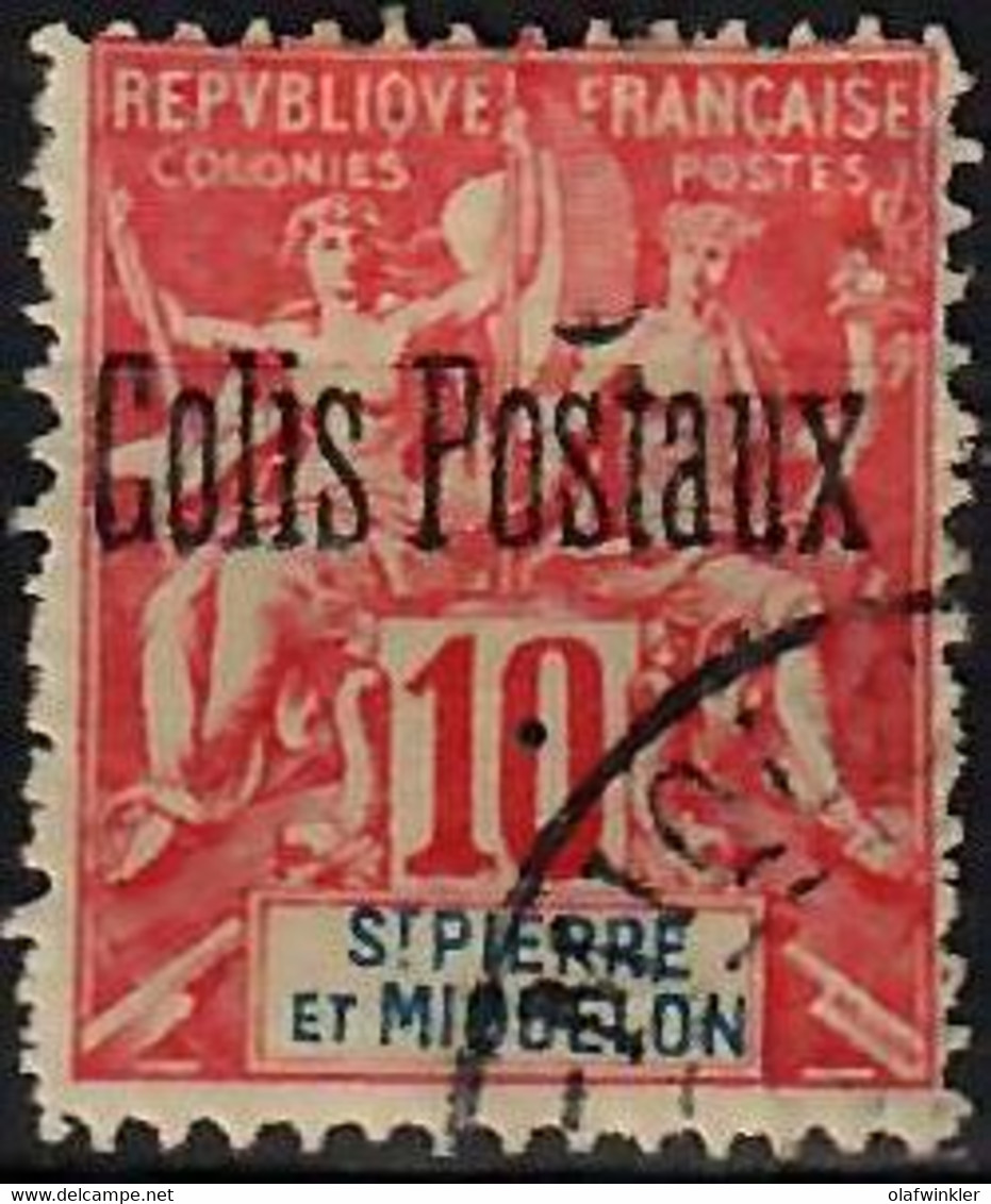 1901 Collis Postaux: Allégorie 10 C. YT 2 / Sc Q2 / Mi 2 Oblitéré / Used / Gestempelt [mu] - Postage Due