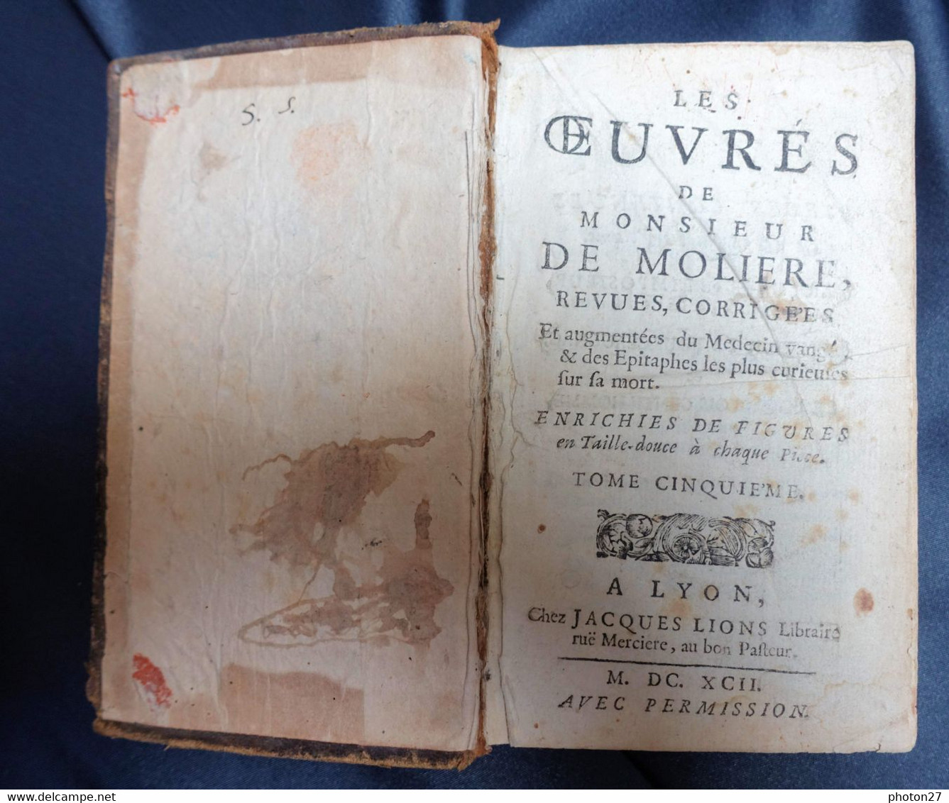 Molière - Oeuvres Tome 5 - Before 18th Century