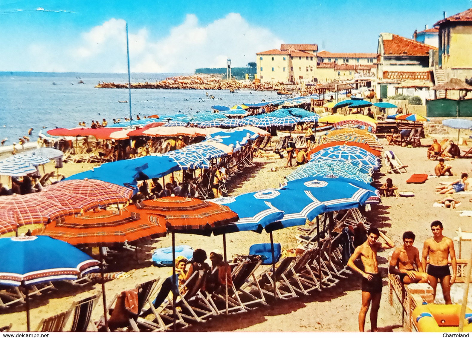 Cartolina - Cecina Mare - Bagni La Rina - 1966 - Livorno