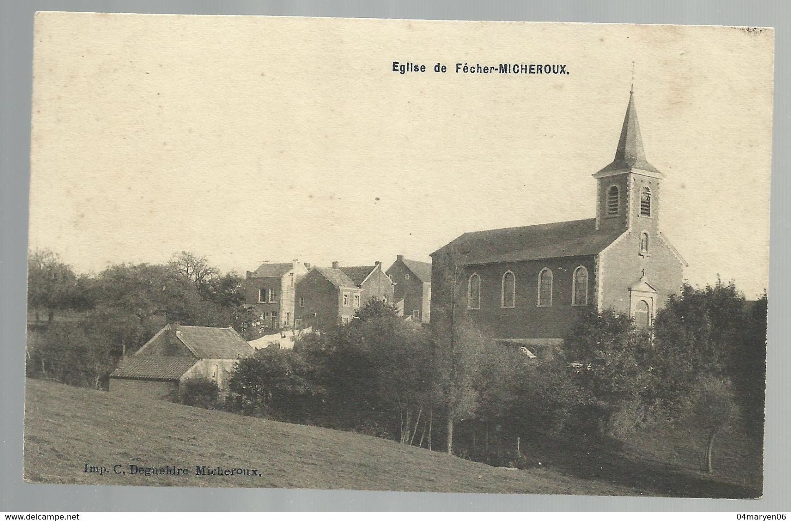 ***  MICHEROUX  ***  -  Eglise De Fécher  -  Zie / Voir Scan - Soumagne