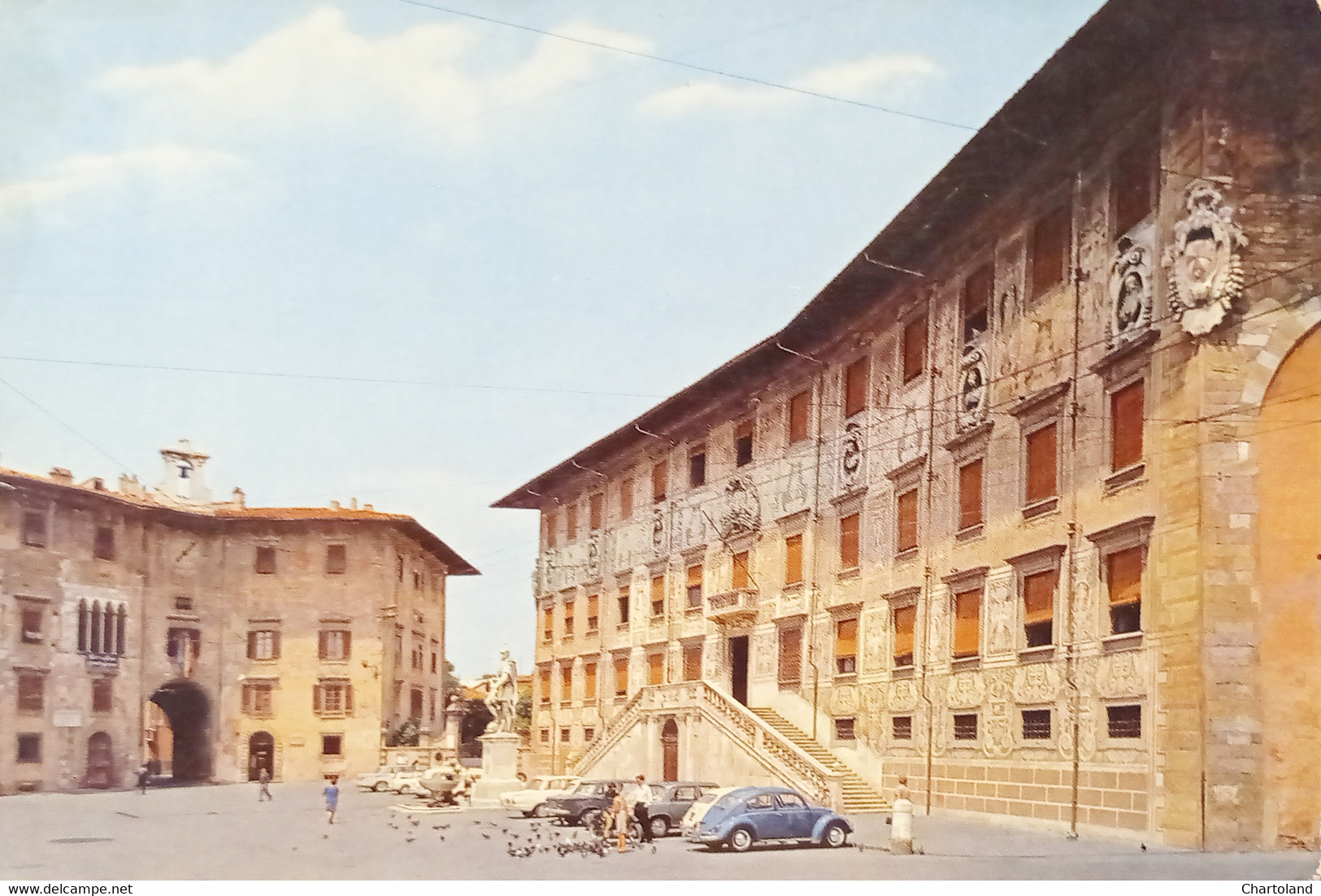 Cartolina - Pisa - Piazza Dei Cavalieri - Palazzo Degli Anziani - 1965 Ca. - Pisa