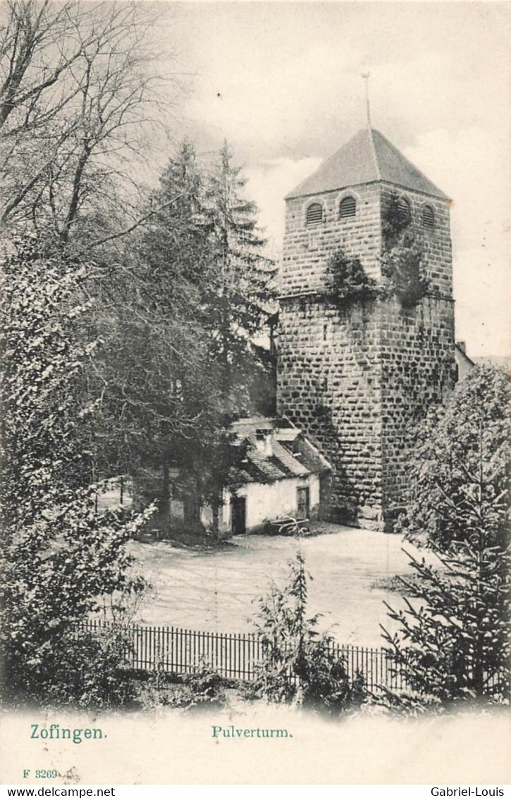 Zofingen Pulverturm 1909 - Zofingue