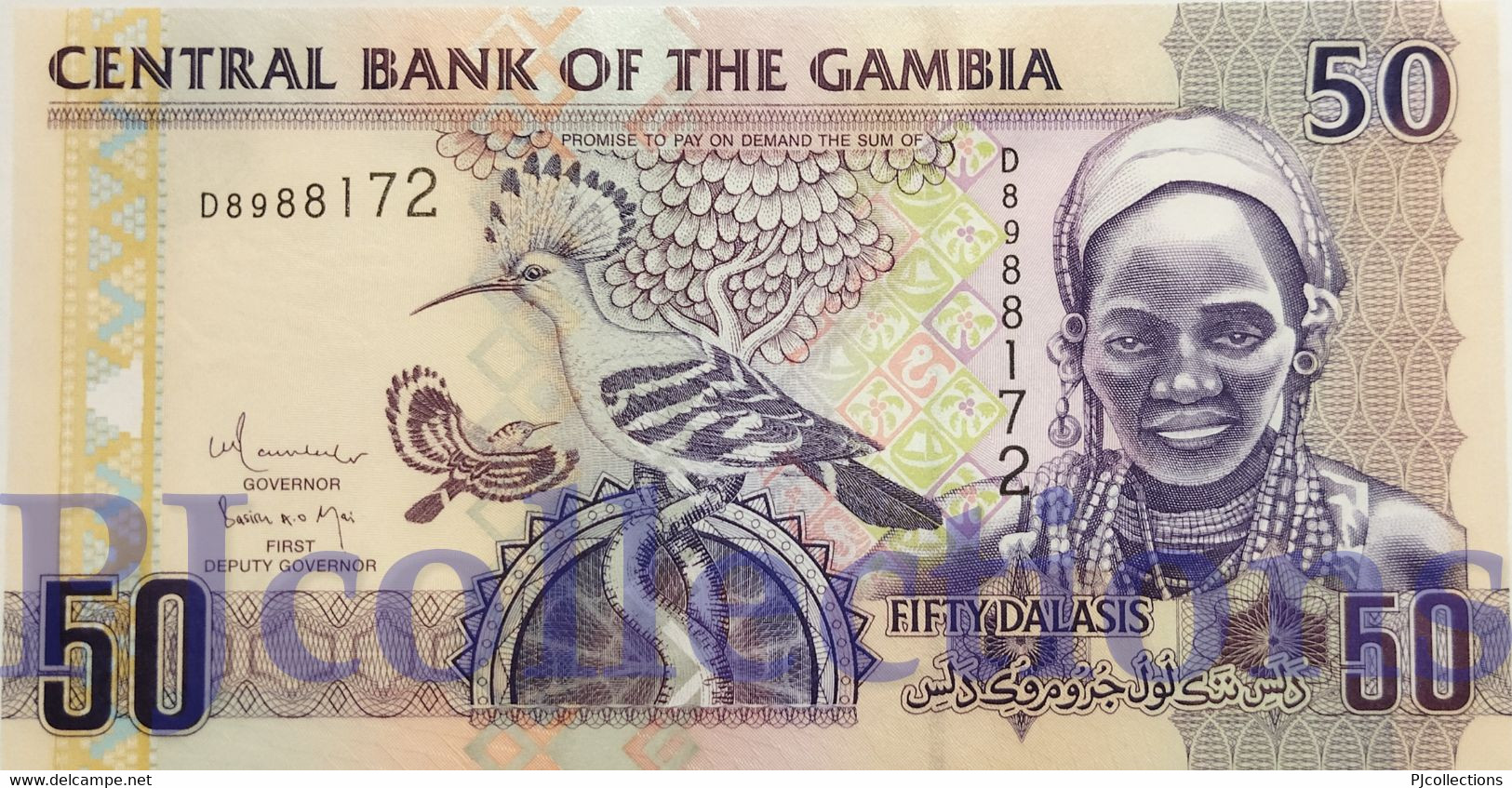 GAMBIA 50 DALASIS 2010 PICK 28b UNC - Gambia