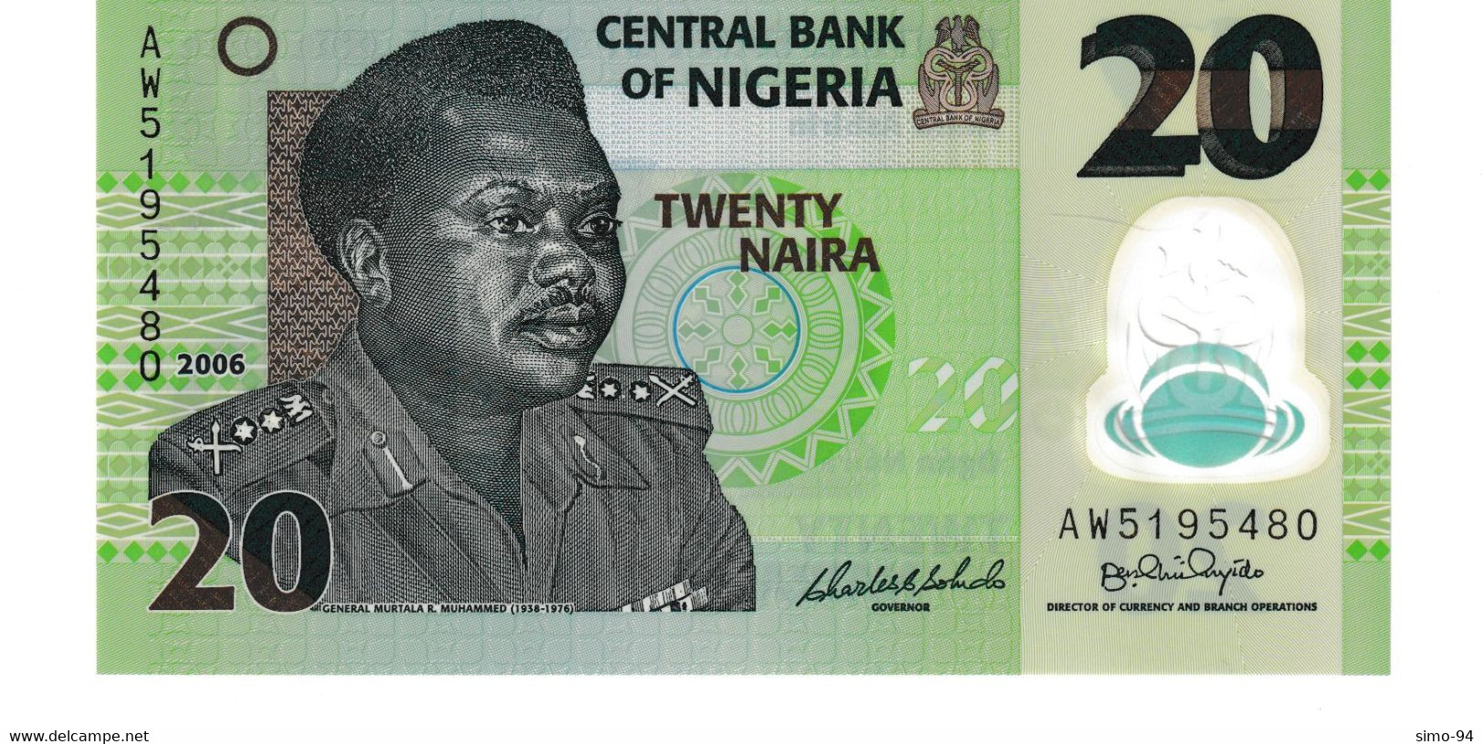 Nigeria P.34 20 Naira 2006 Unc - Nigeria