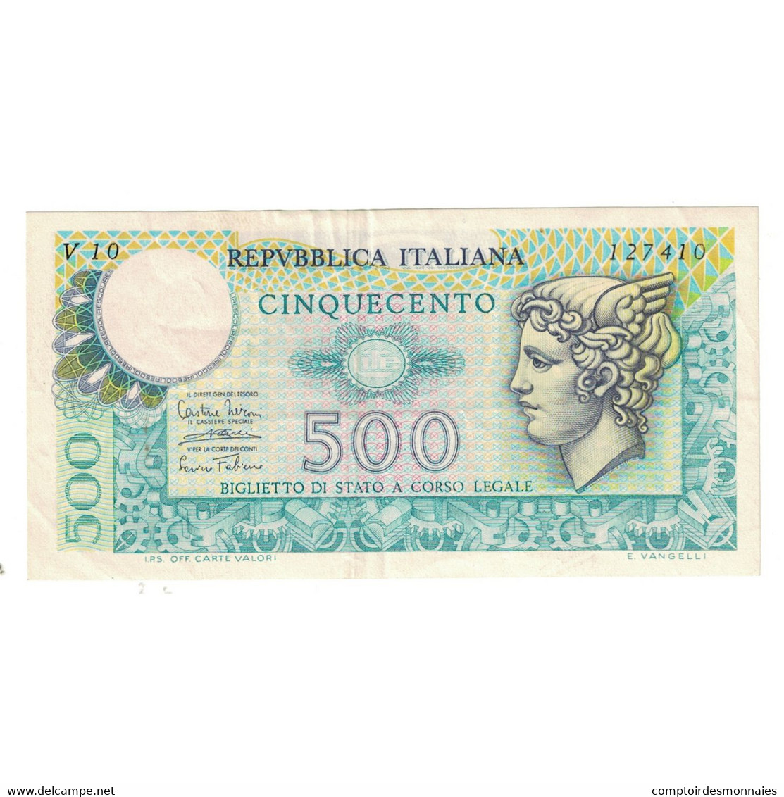 Billet, Italie, 500 Lire, KM:94, SPL - 500 Lire