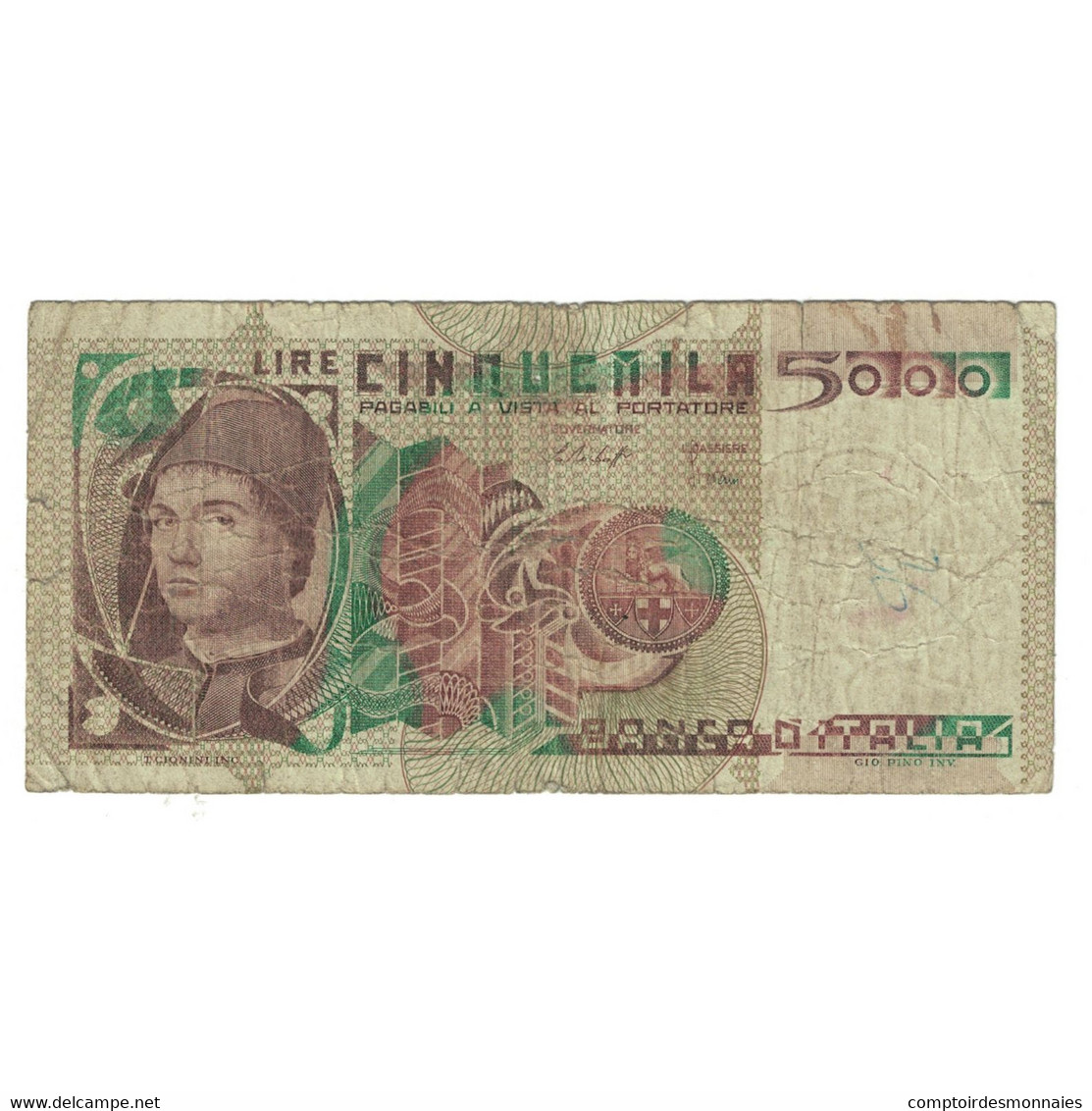 Billet, Italie, 5000 Lire, 1979, 1979-03-09, KM:105b, TB - 5000 Lire