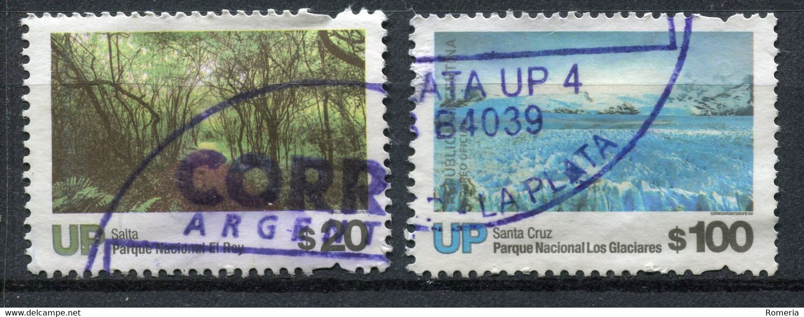 Argentine - 2019 - Yt 3209/3212 - Série Parcs Nationaux - Oblitérés - 2022-G - Used Stamps