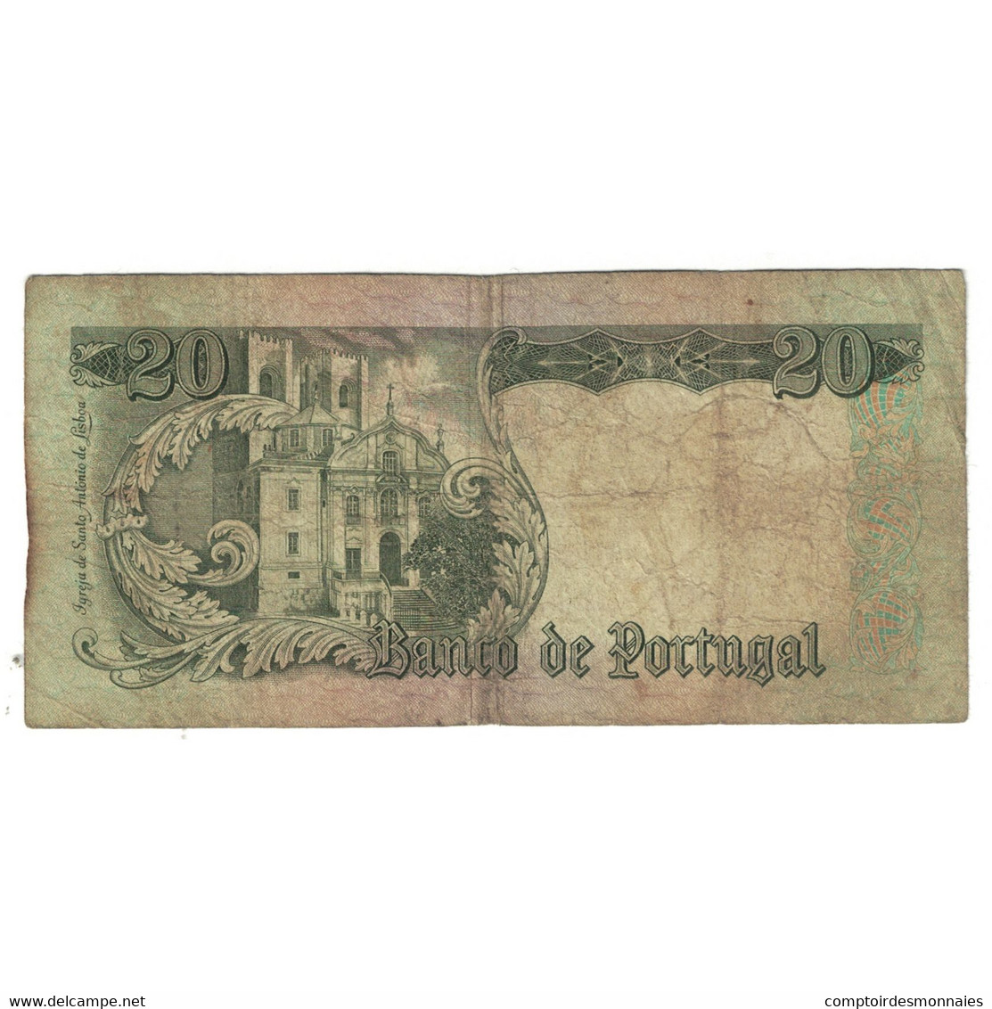 Billet, Portugal, 20 Escudos, 1964-1966, 1964-05-26, KM:167a, TB - Portugal