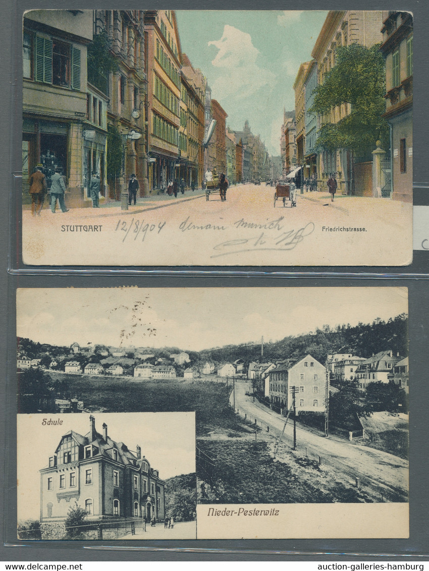Ansichtskarten: Deutschland: 1898-1970 (ca.), Partie Von Etwa 340 Ansichtskarten - Other & Unclassified