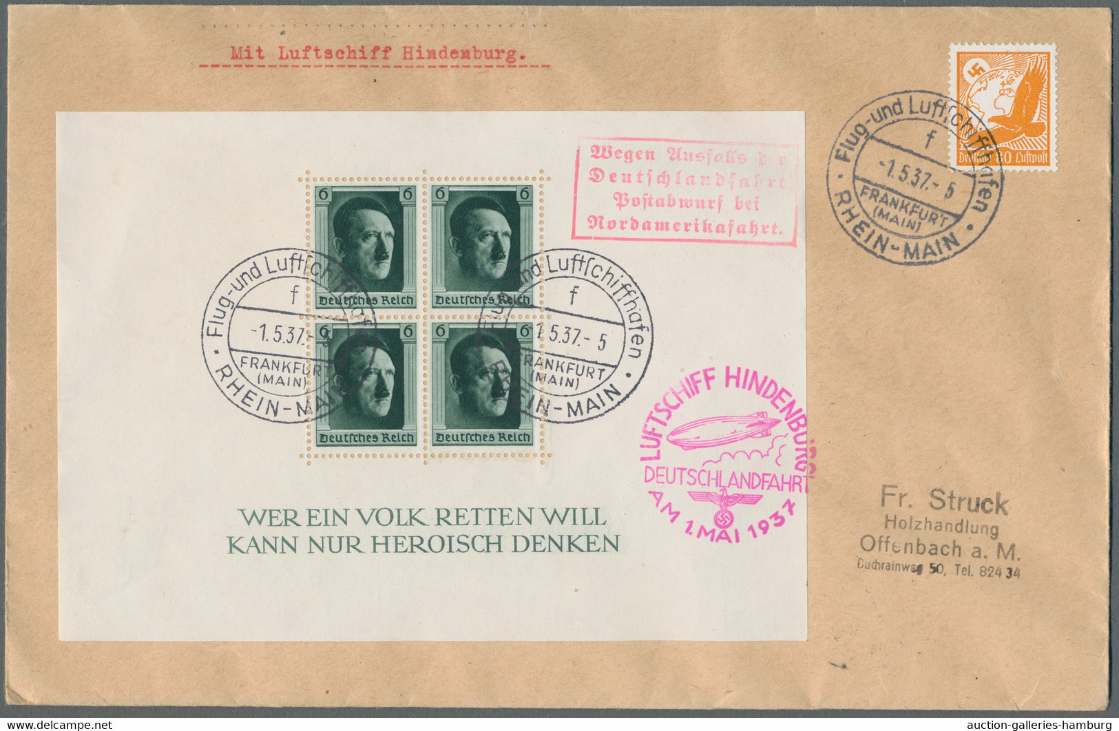 Zeppelin Mail - Europe: 1930-1937, Partie Von 2 Zeppelinpostbelegen Mit Rußlandf - Europe (Other)