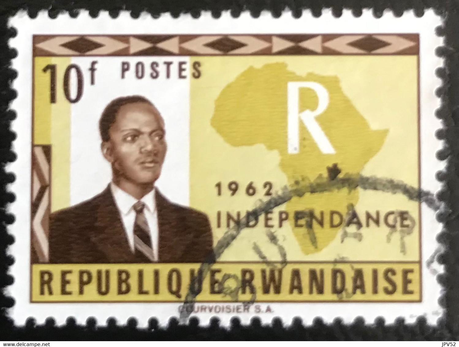 République Rwandaise - C10/50 - (°)used - 1962 - Michel 7 - Onafhankelijkheid - Gebraucht