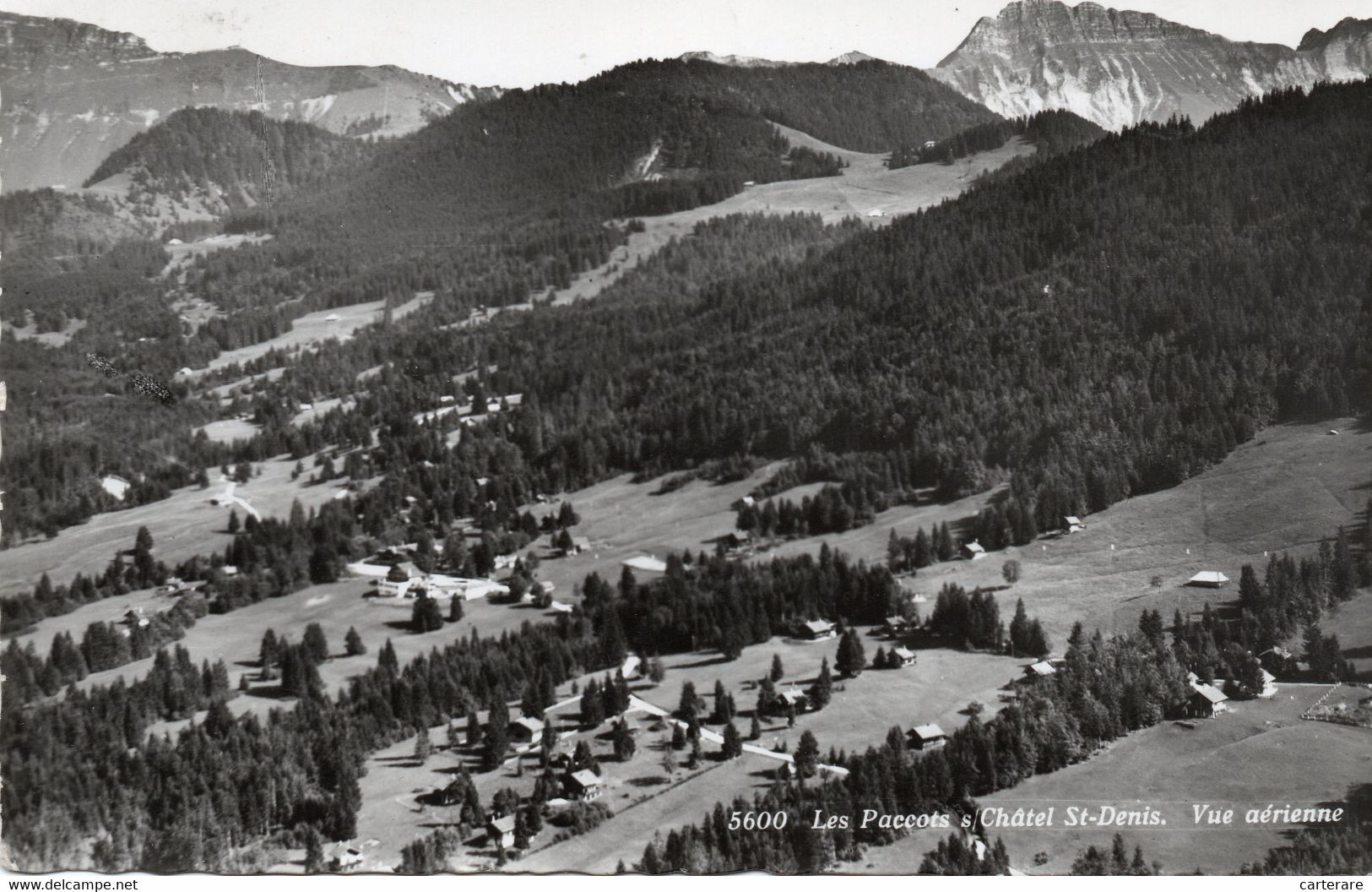 SUISSE,SWITZERLAND,SWISS, HELVETIA,SCHWEIZ,SVIZZERA ,FRIBOURG,CHATEL SAINT DENIS,LES PACCOTS,RARE - Châtel-Saint-Denis