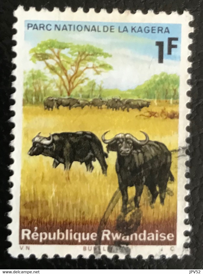 République Rwandaise - C10/50 - (°)used - 1965 - Michel 108A - Nationaal Park Van Kagera - Oblitérés