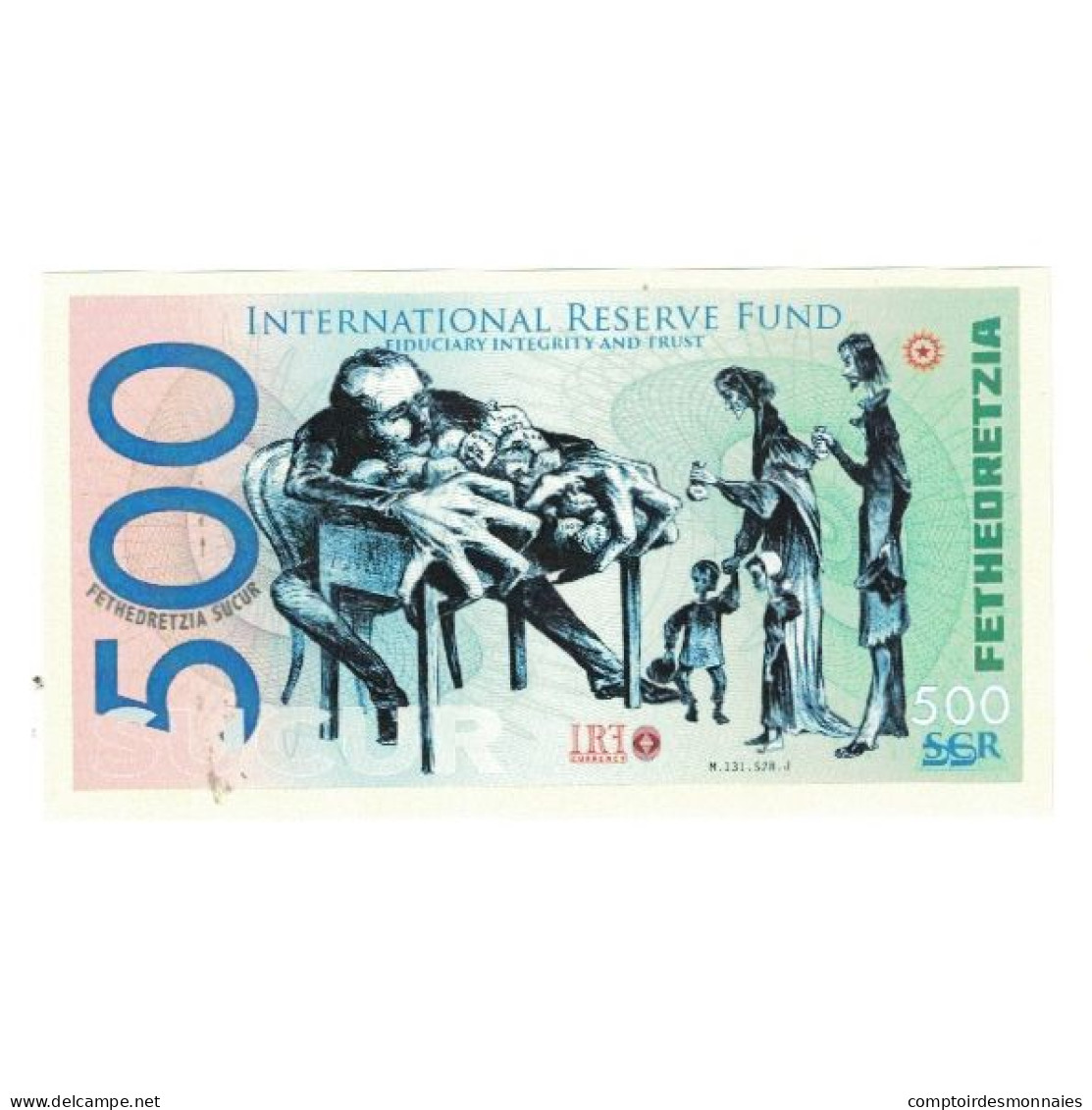 Billet, États-Unis, Billet Touristique, 2019, 500 SUCUR INTERNATIONAL RESERVE - Unidentified