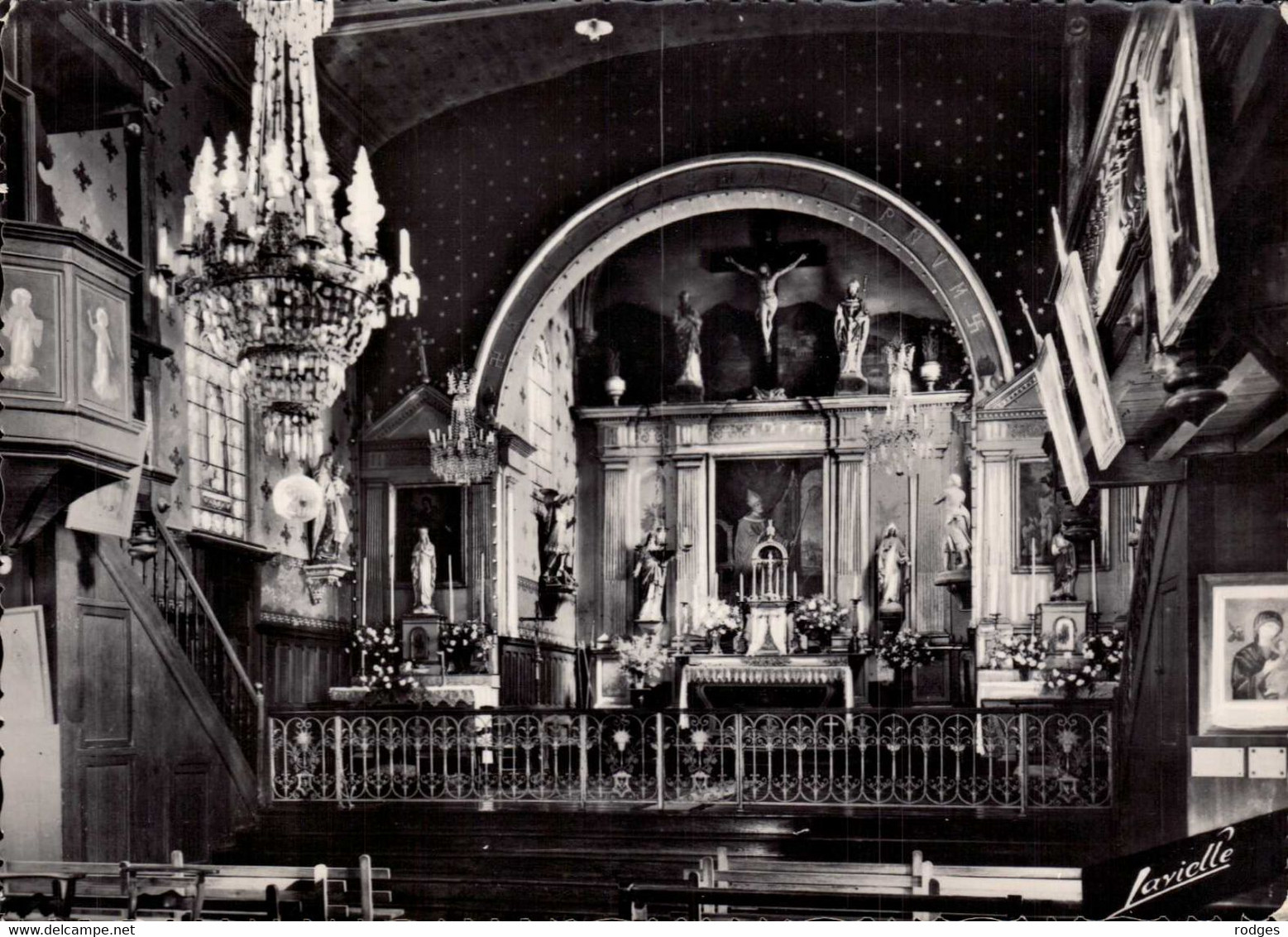 Dep 64 , Cpsm  BIRIATOU , G. 1562 , Interieur De L'église (12639) - Biriatou