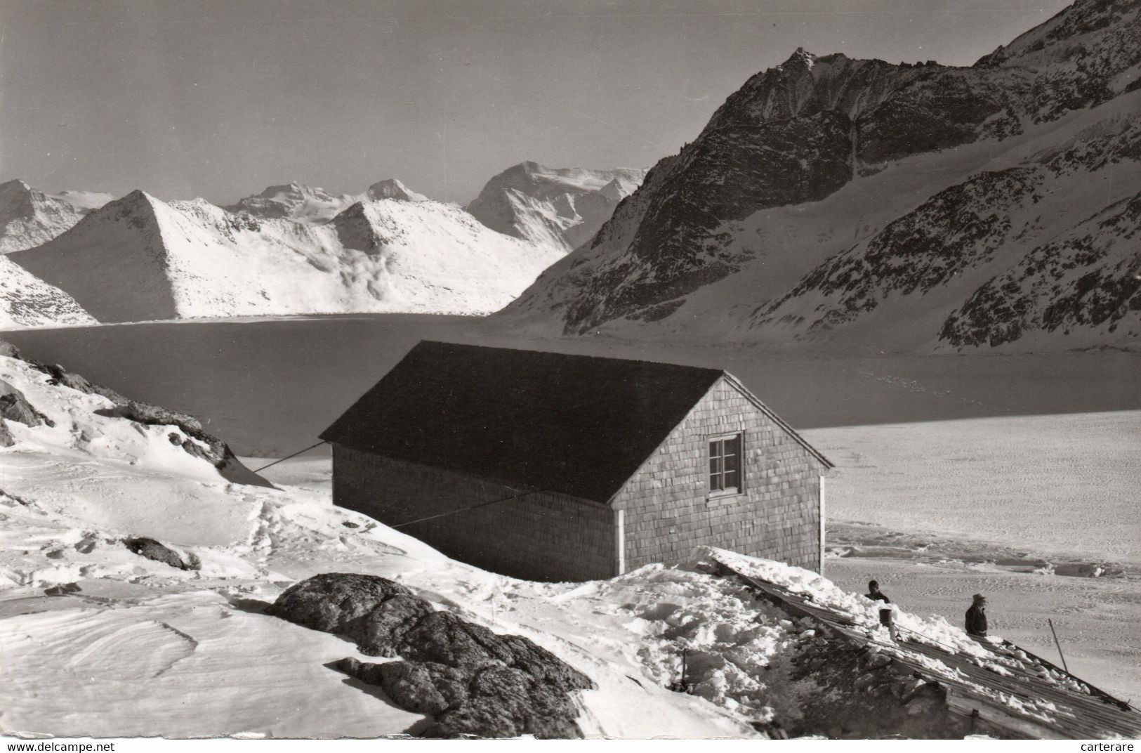 SUISSE,HELVETIA,SWISS,SWITZERLAND,SCHWEIZ,SVIZZERA,VALAIS,KONKORDIAHUTTE SAC,RARE,CARTE PHOTO GYGER,REFUGE,CABANE - Sonstige & Ohne Zuordnung