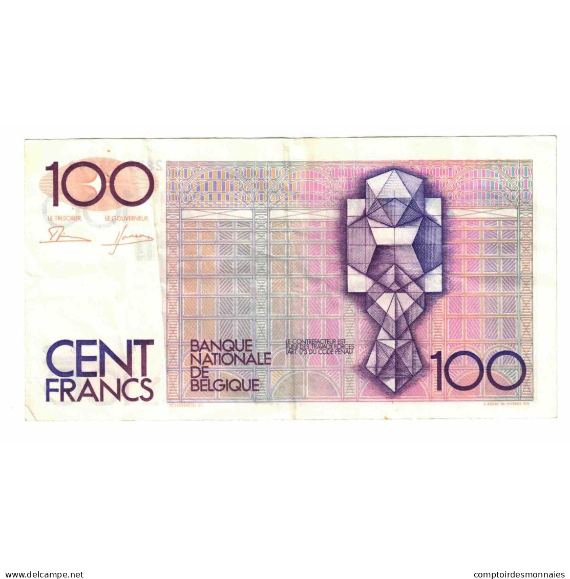 Billet, Belgique, 100 Francs, 1981-1982, Undated (1982-1994), KM:142a, SUP - 100 Francos