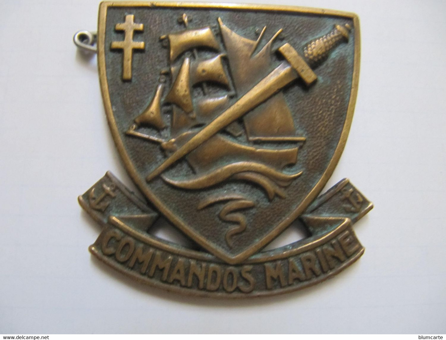 INSIGNE - COMMANDOS MARINE - INDOCHINE - N° 454 - ARTHUS BERTRAND PARIS - Army