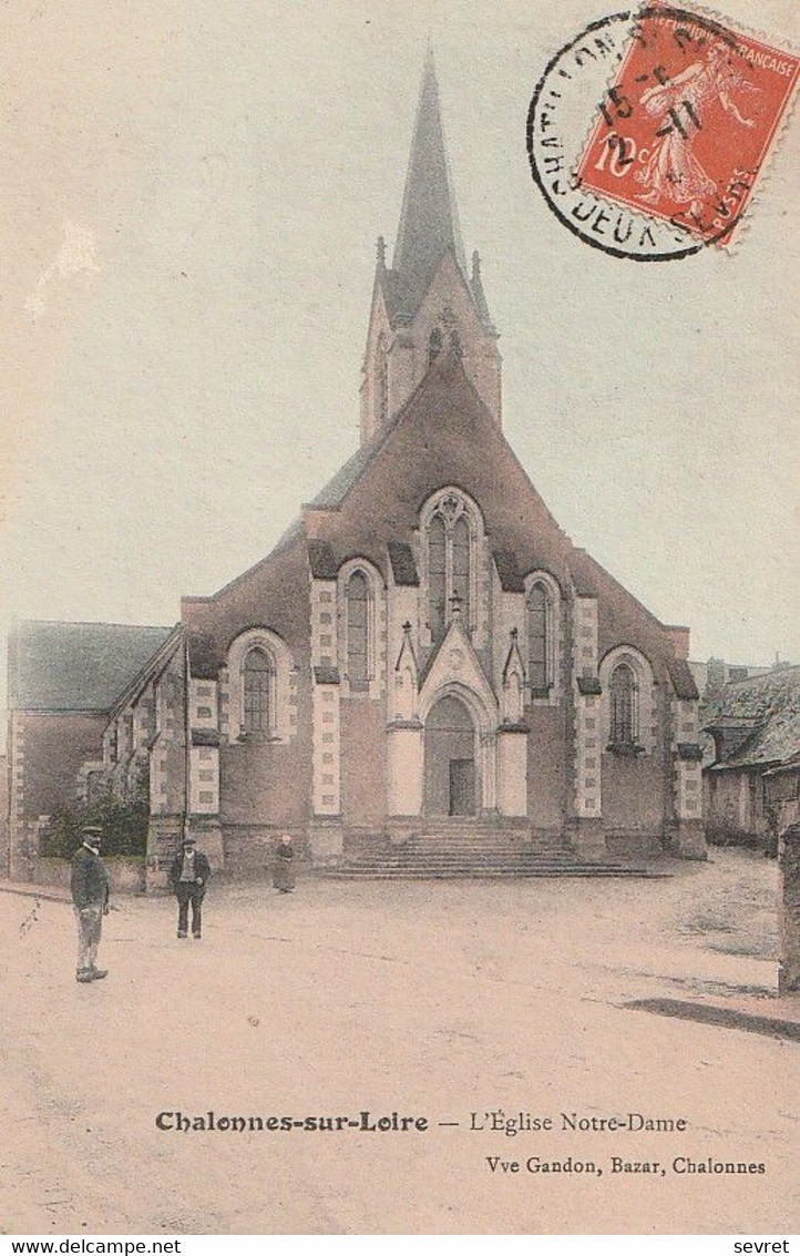 CHALONNES-sur-LOIRE. -  L'Eglise Notre-Dame - Chalonnes Sur Loire