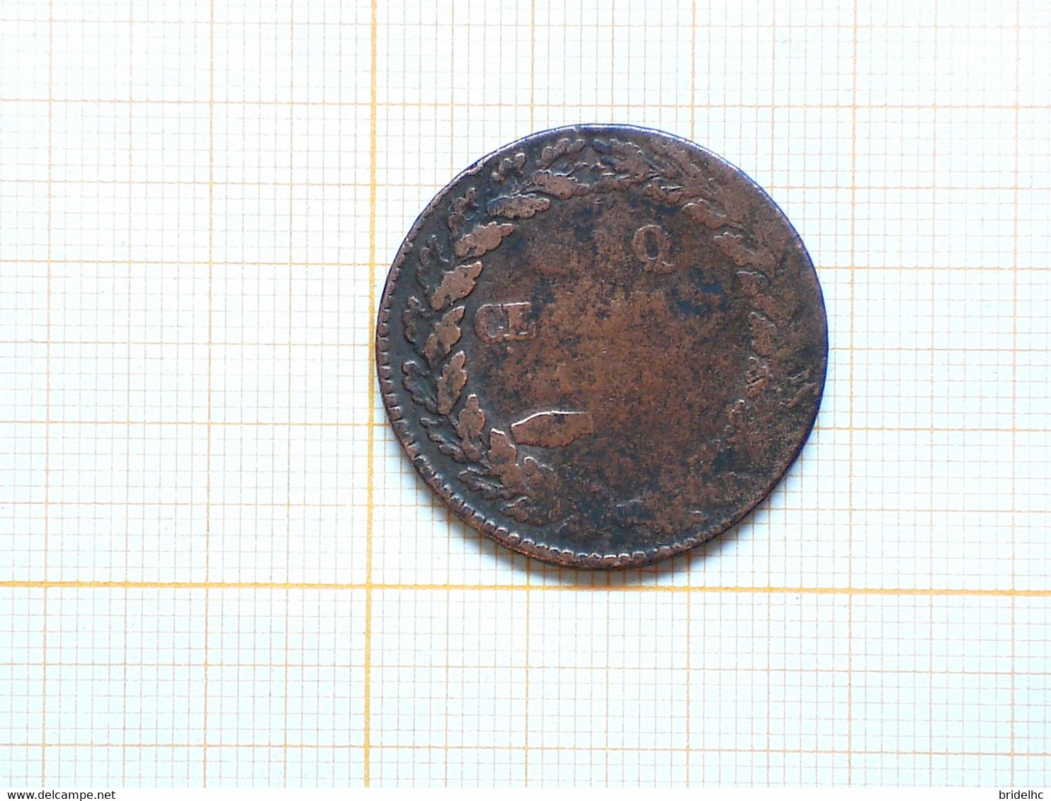 5 Centimes Honoré V Prince De Monaco - 1819-1922 Onorato V, Carlo III, Alberto I