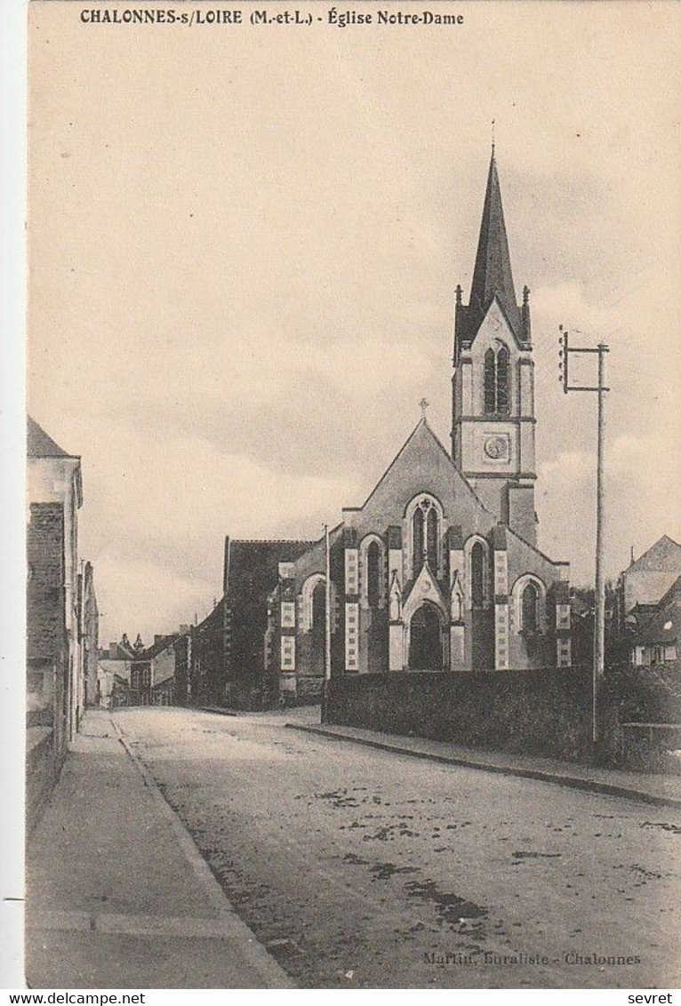 CHALONNES-sur-LOIRE. - Eglise Notre-Dame - Chalonnes Sur Loire