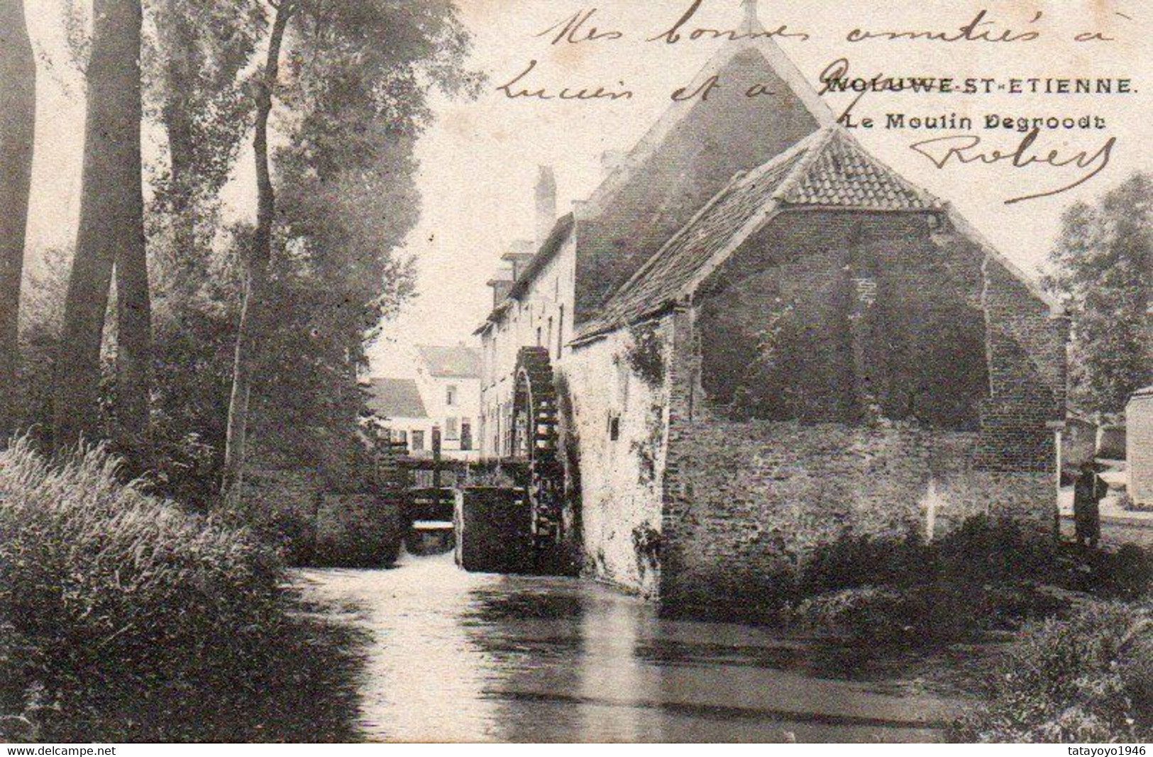 Woluwé St-Pierre  Le Moulin Degroodt Voyagé En 1907 - Woluwe-St-Pierre - St-Pieters-Woluwe